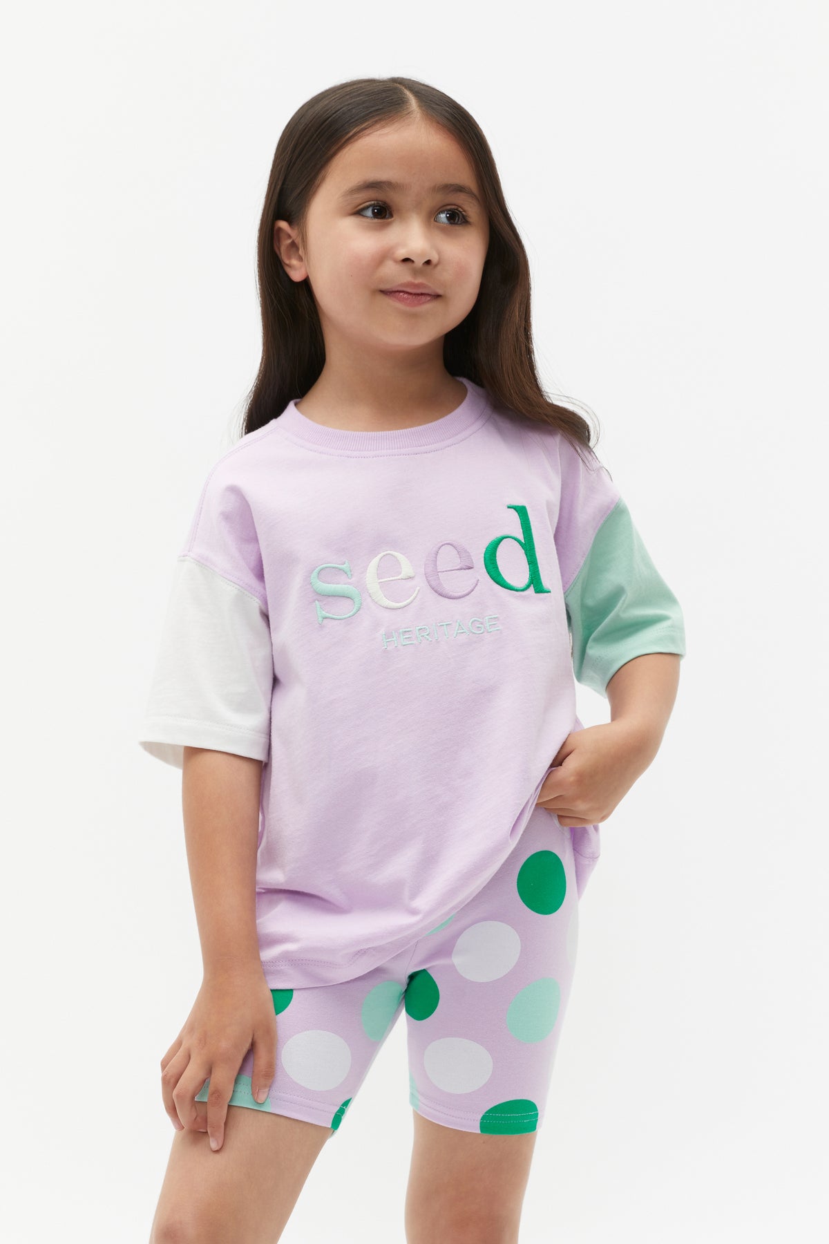 Colourblock Logo Tee