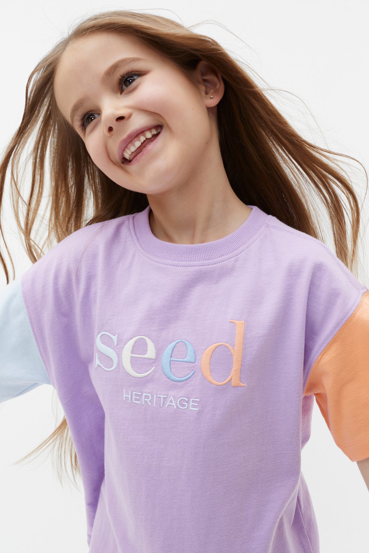 Colourblock Logo Tee