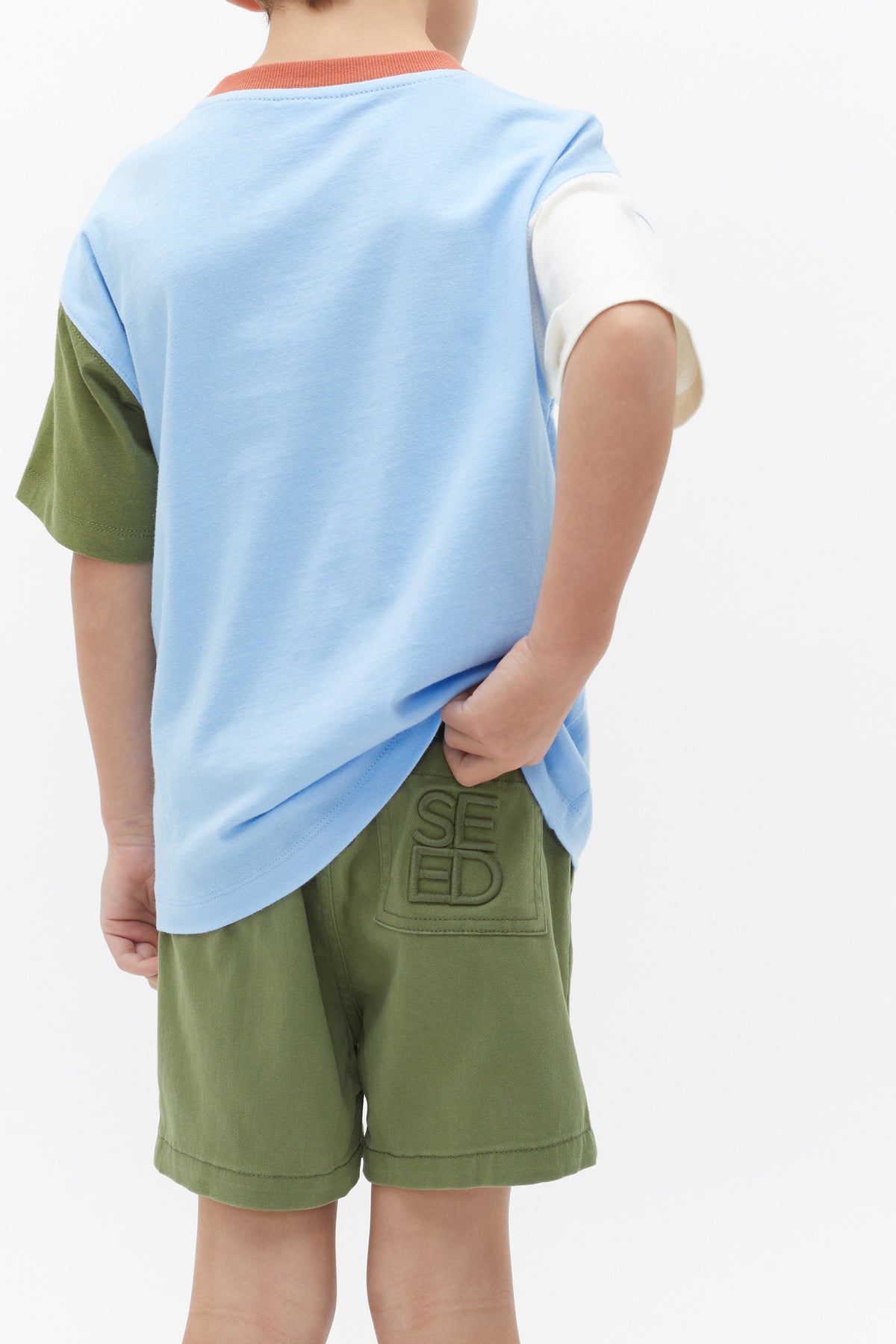 Colourblock Logo Tee
