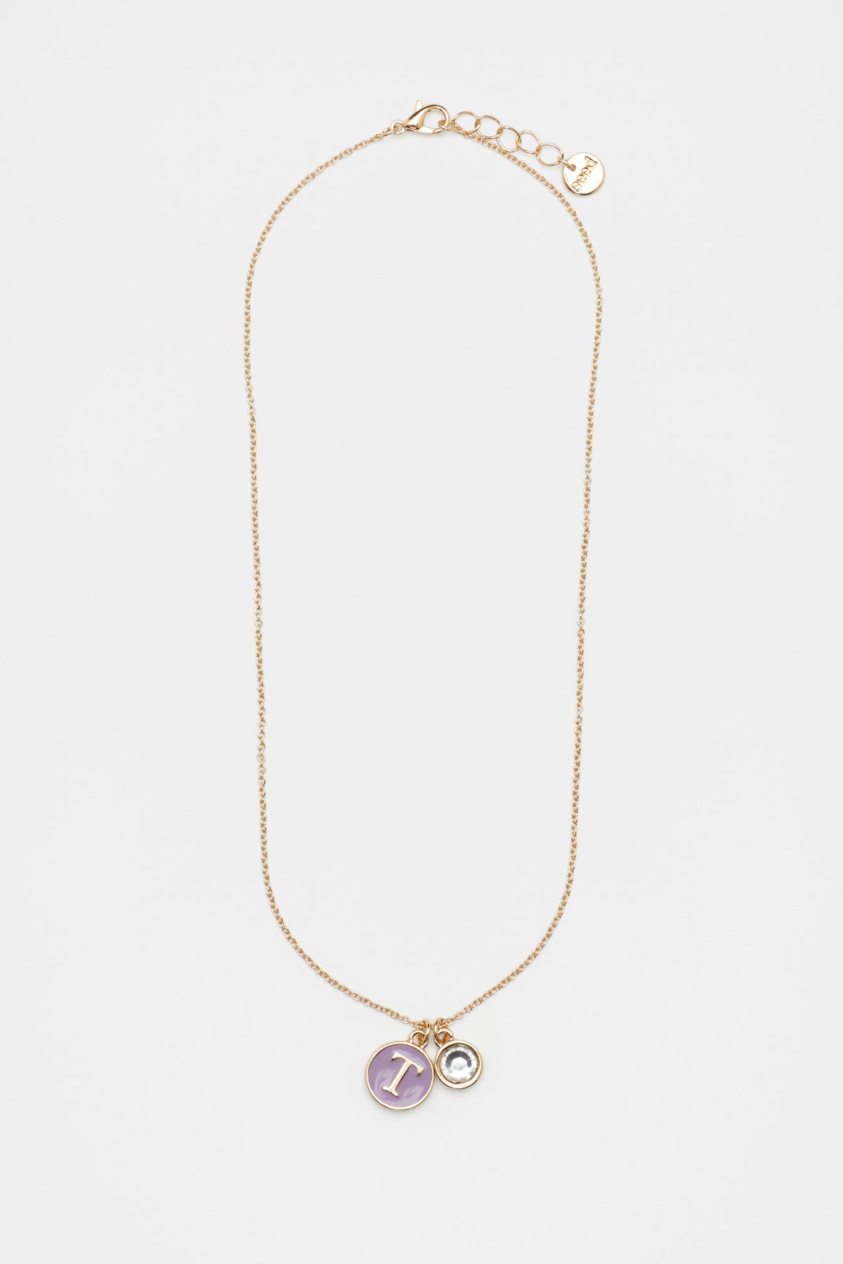 Initial Enamel Necklace