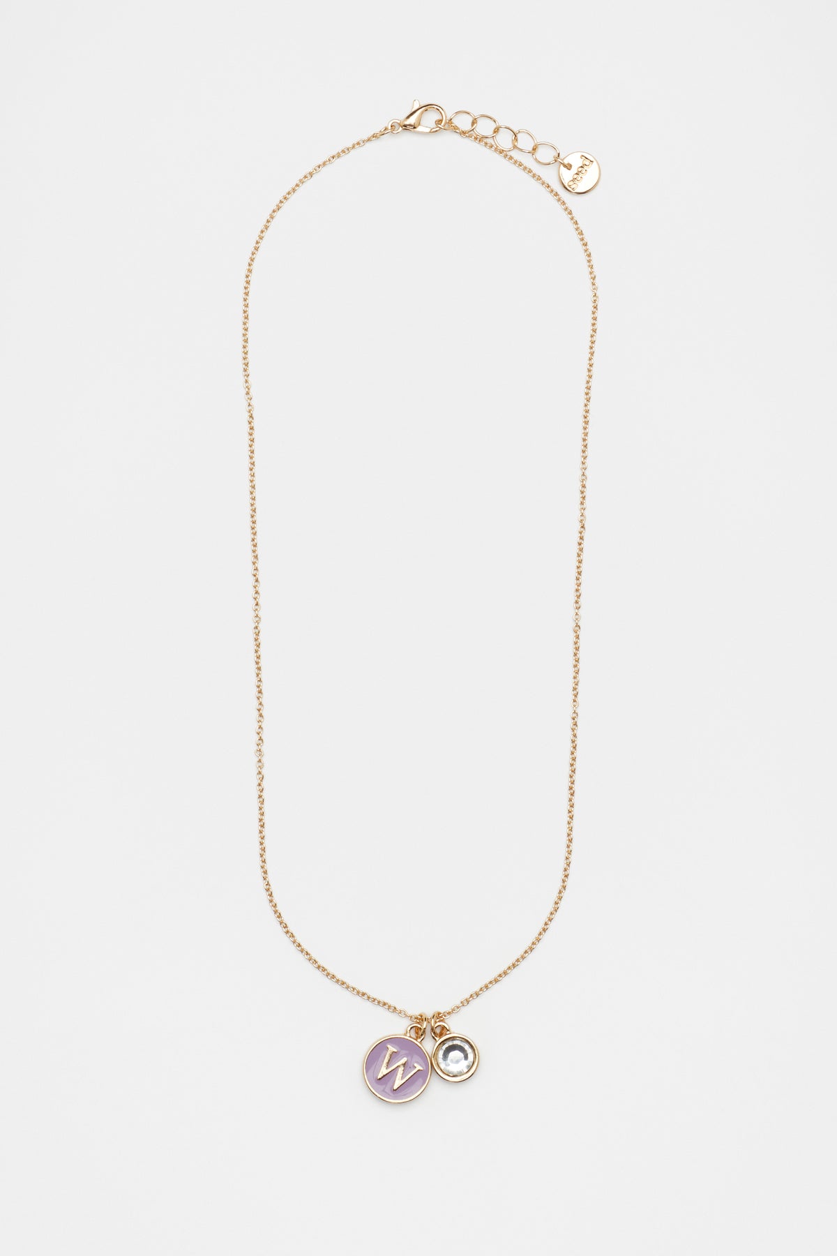 Initial Enamel Necklace