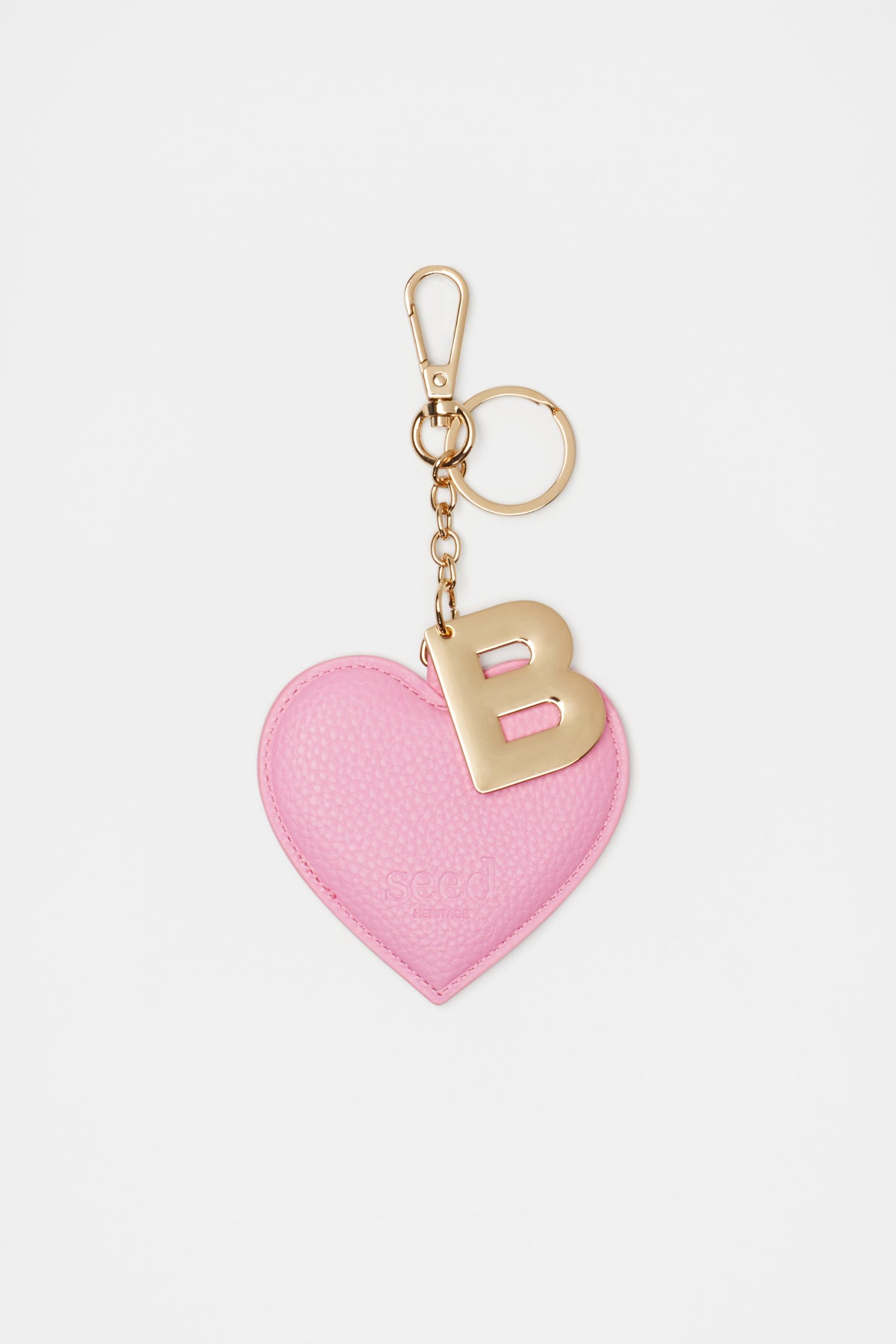 Heart Initial Keyring