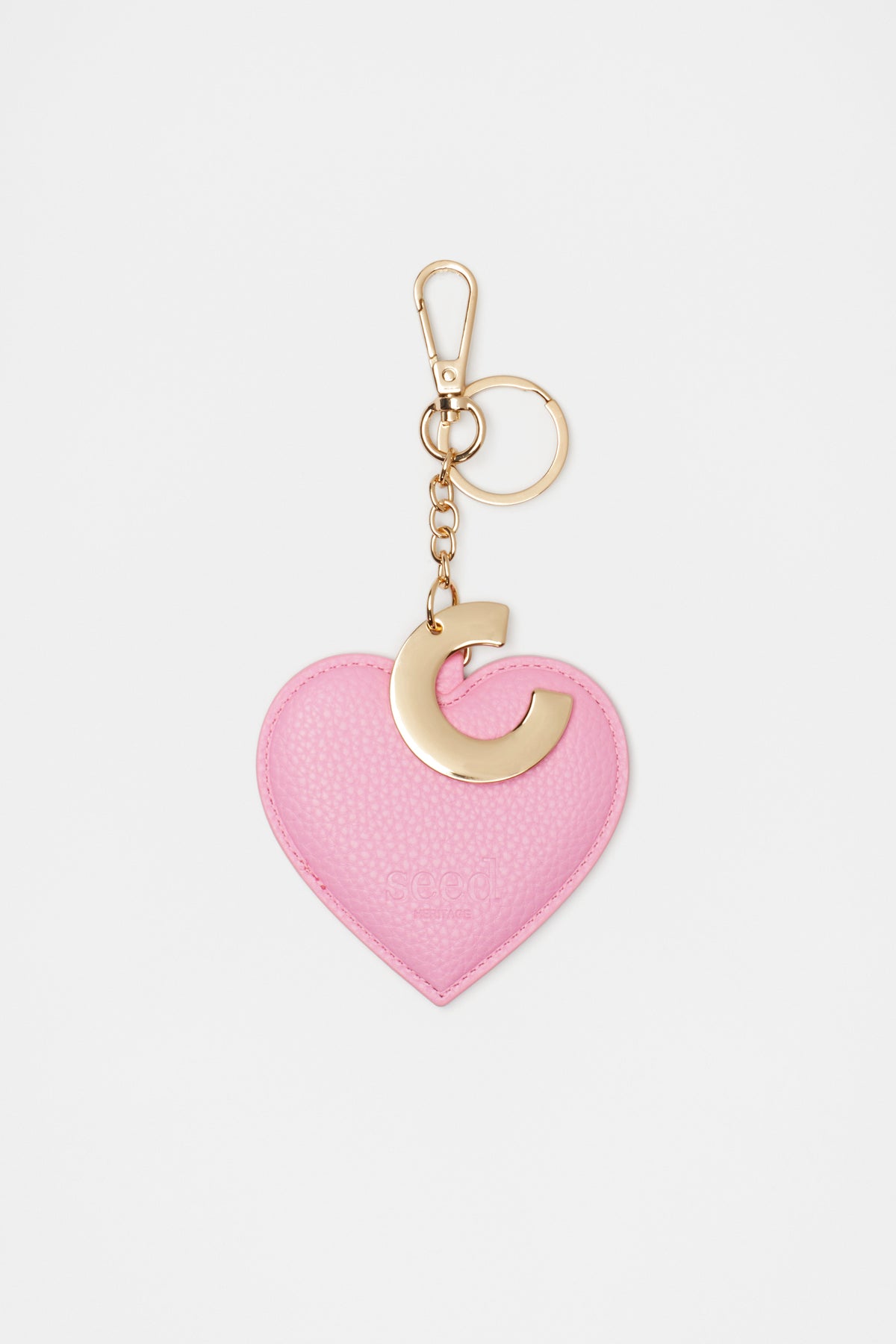 Heart Initial Keyring