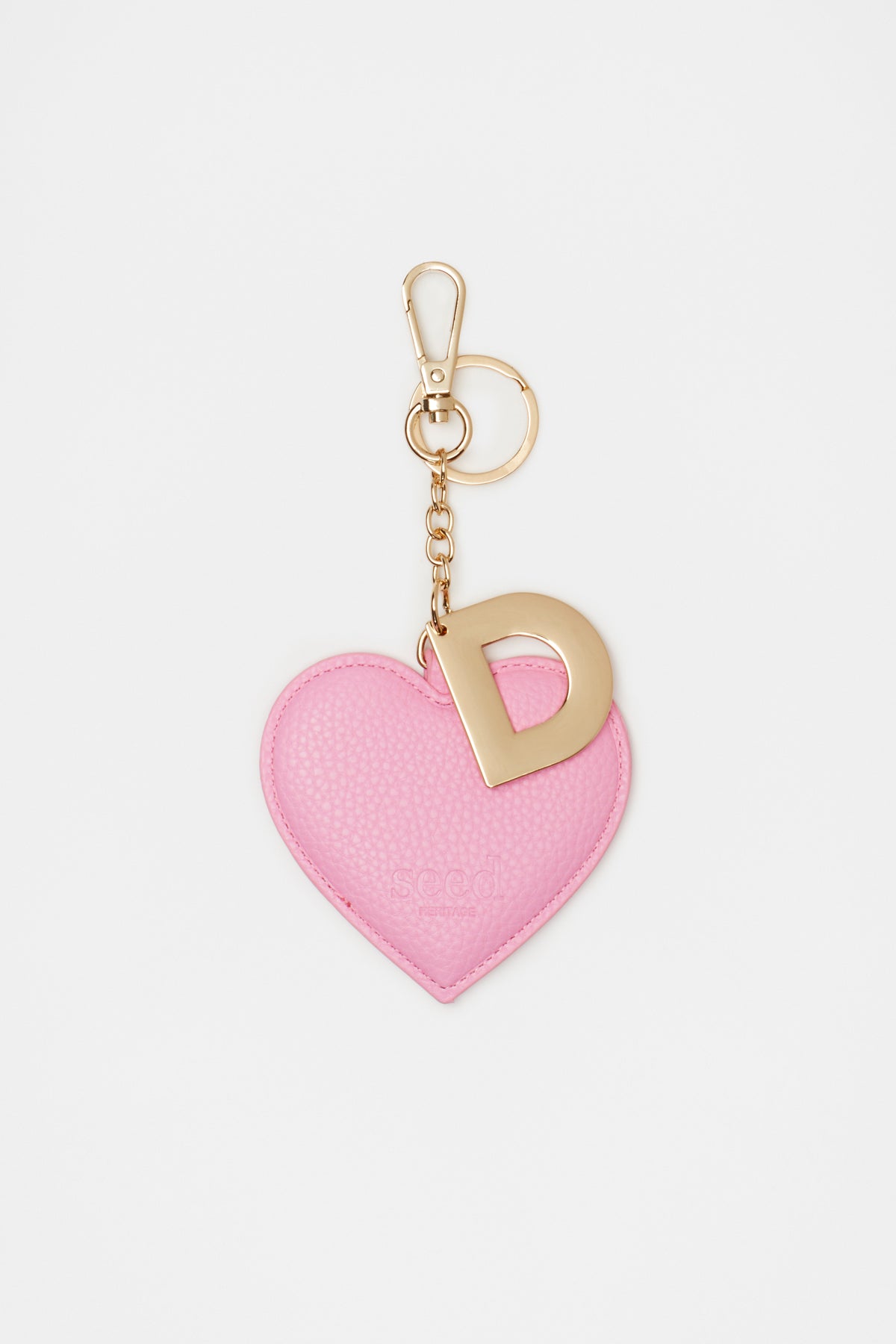 Heart Initial Keyring