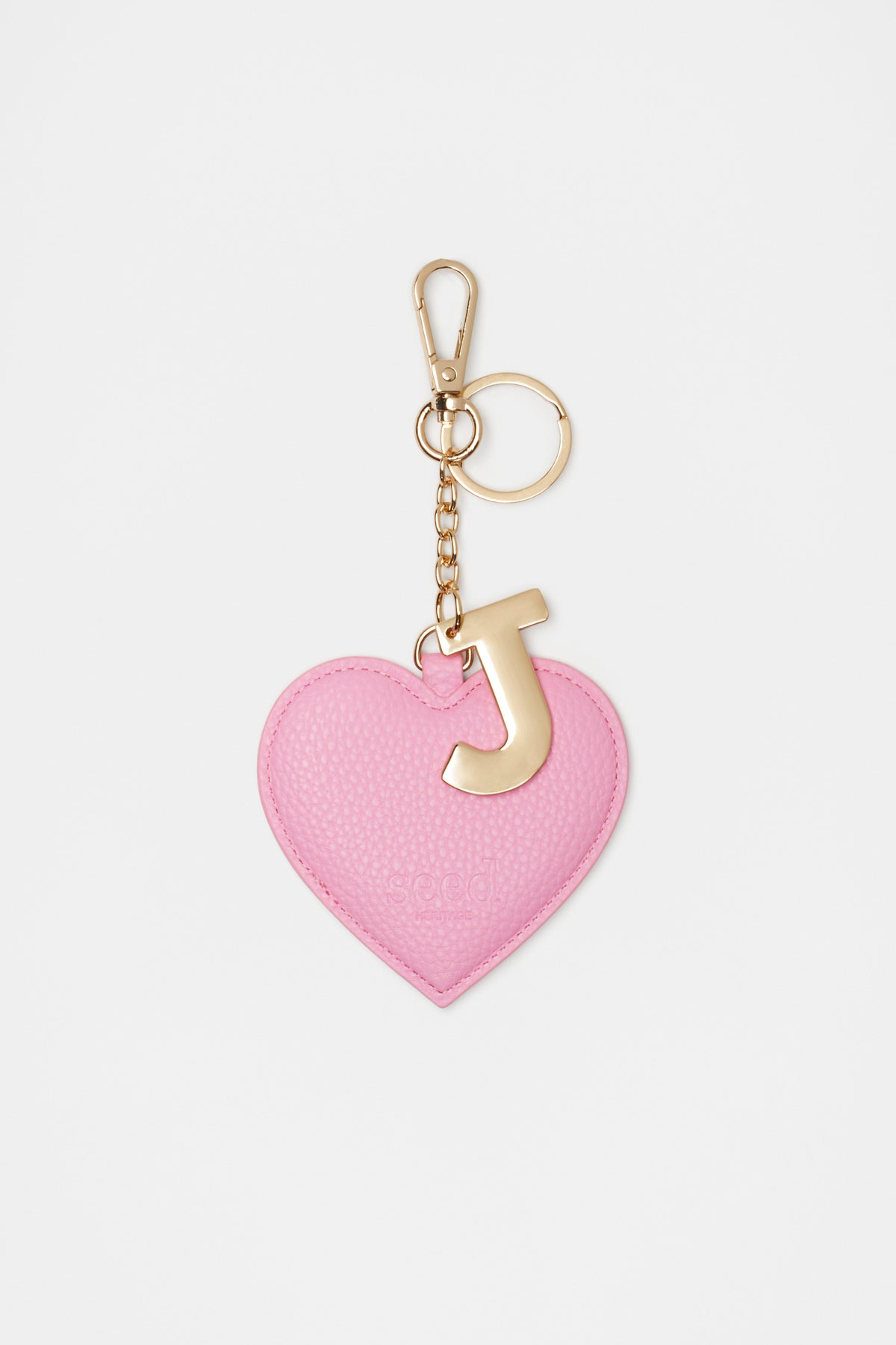 Heart Initial Keyring