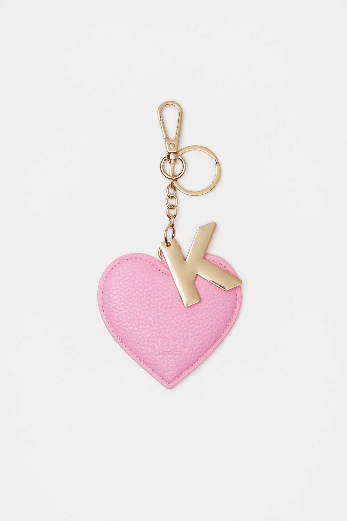 Heart Initial Keyring