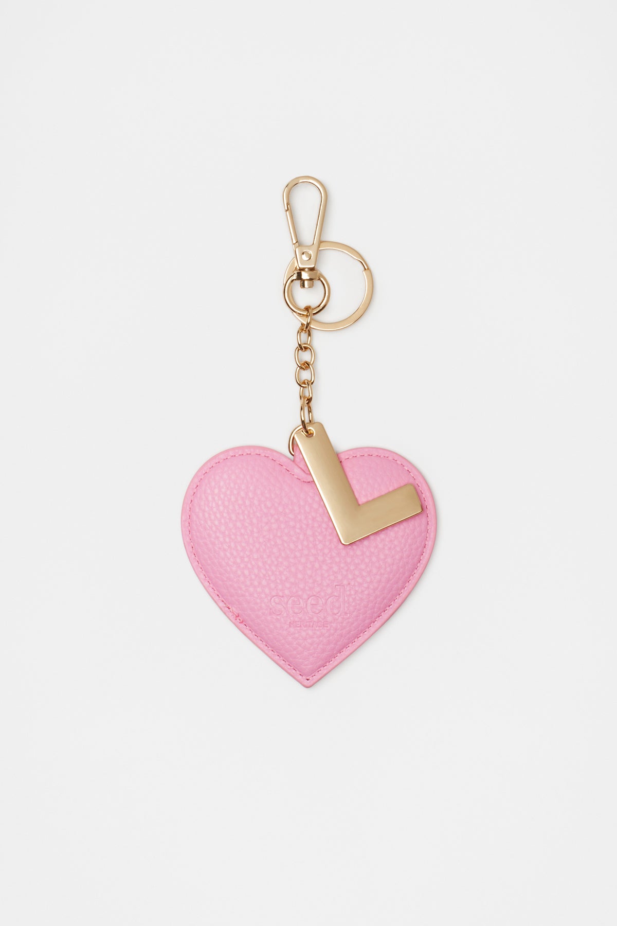 Heart Initial Keyring