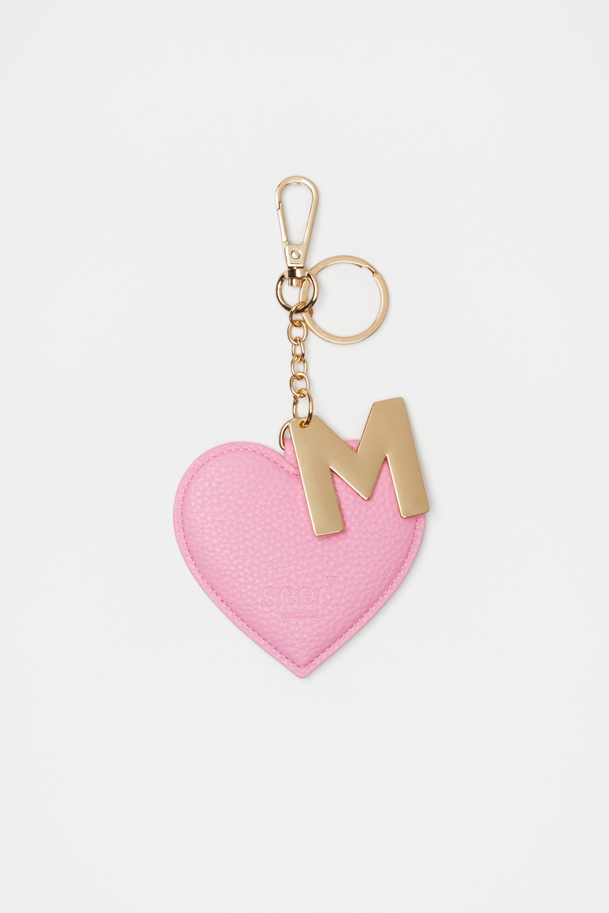 Heart Initial Keyring