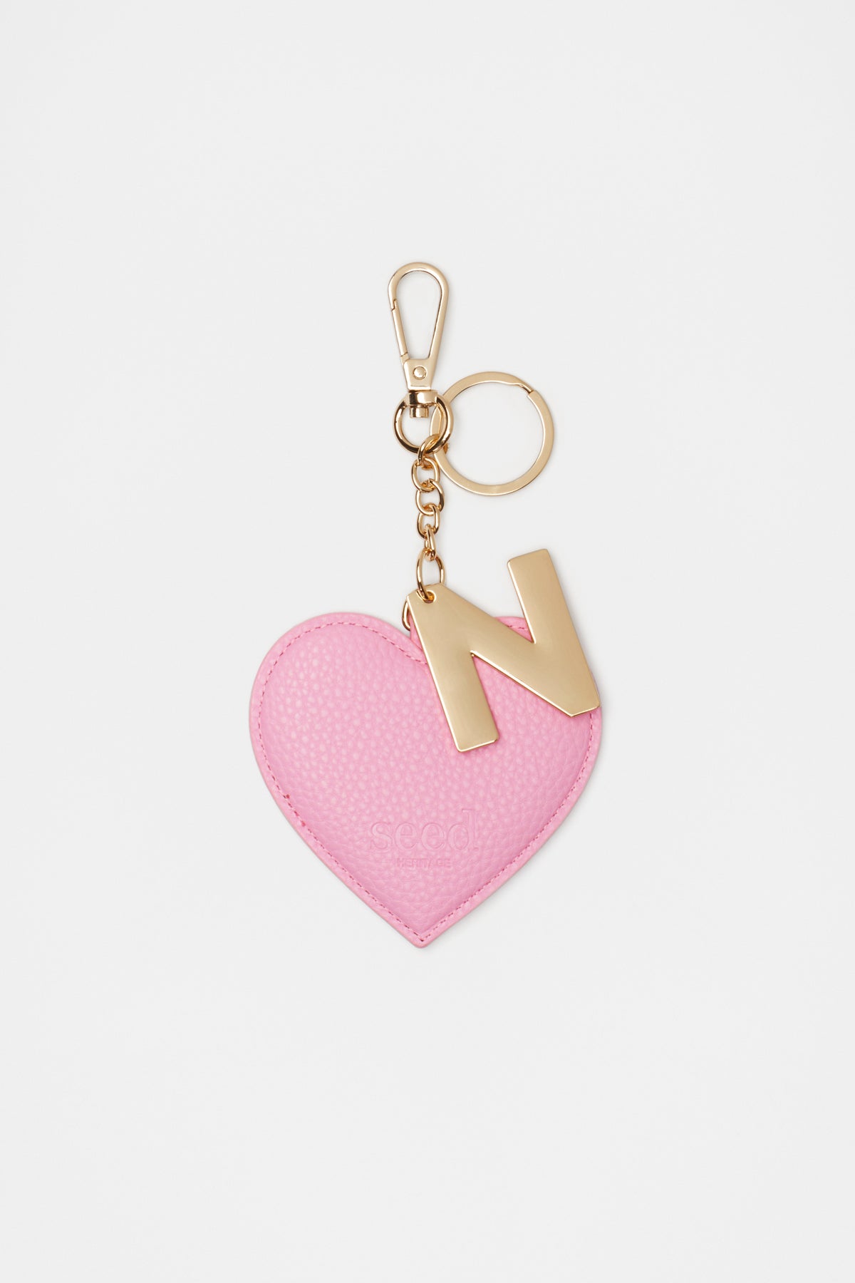 Heart Initial Keyring