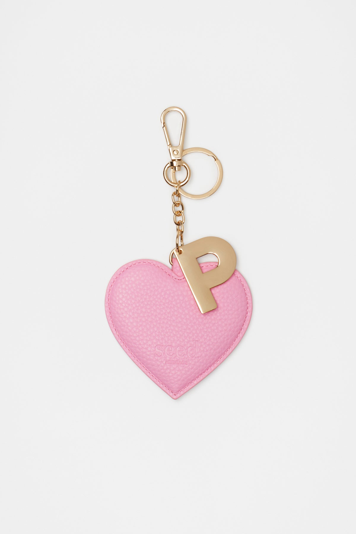 Heart Initial Keyring
