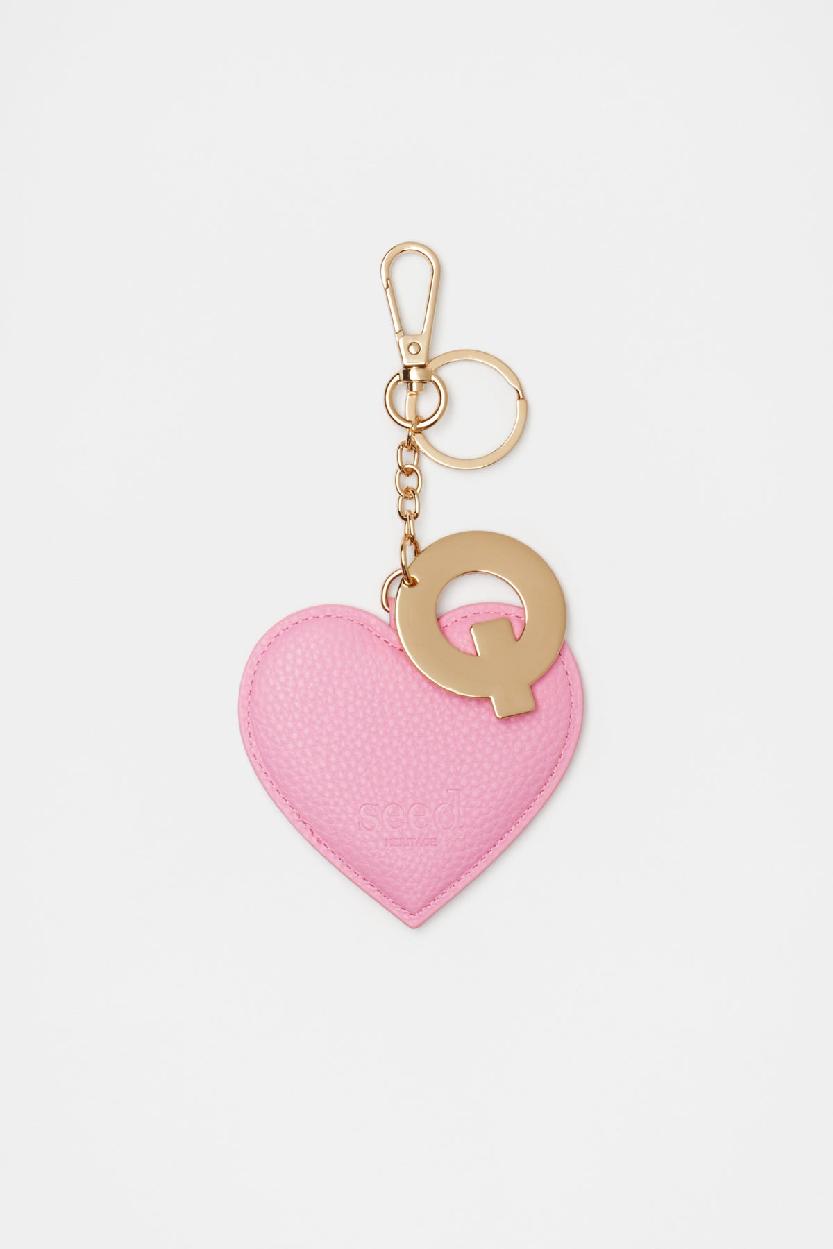 Heart Initial Keyring