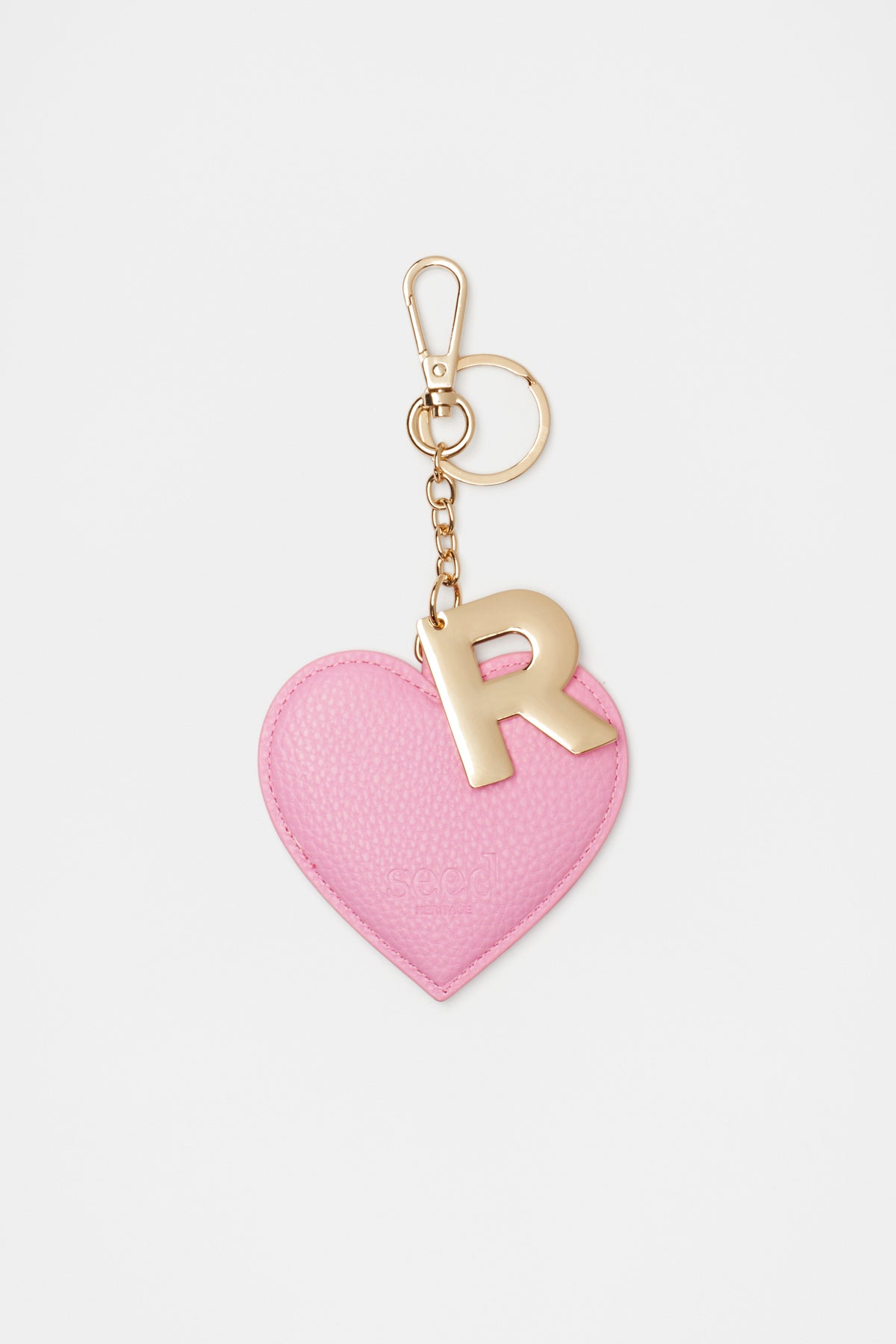 Heart Initial Keyring