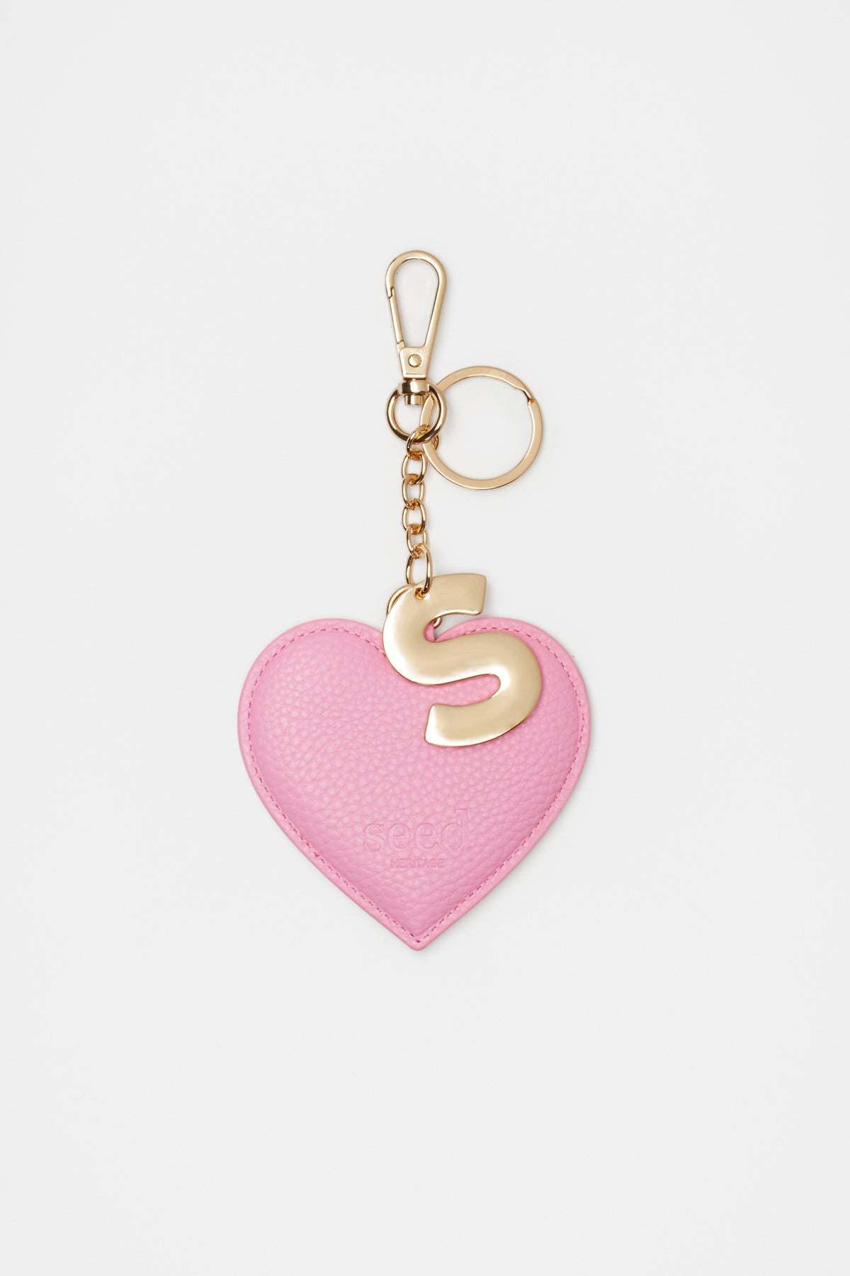 Heart Initial Keyring
