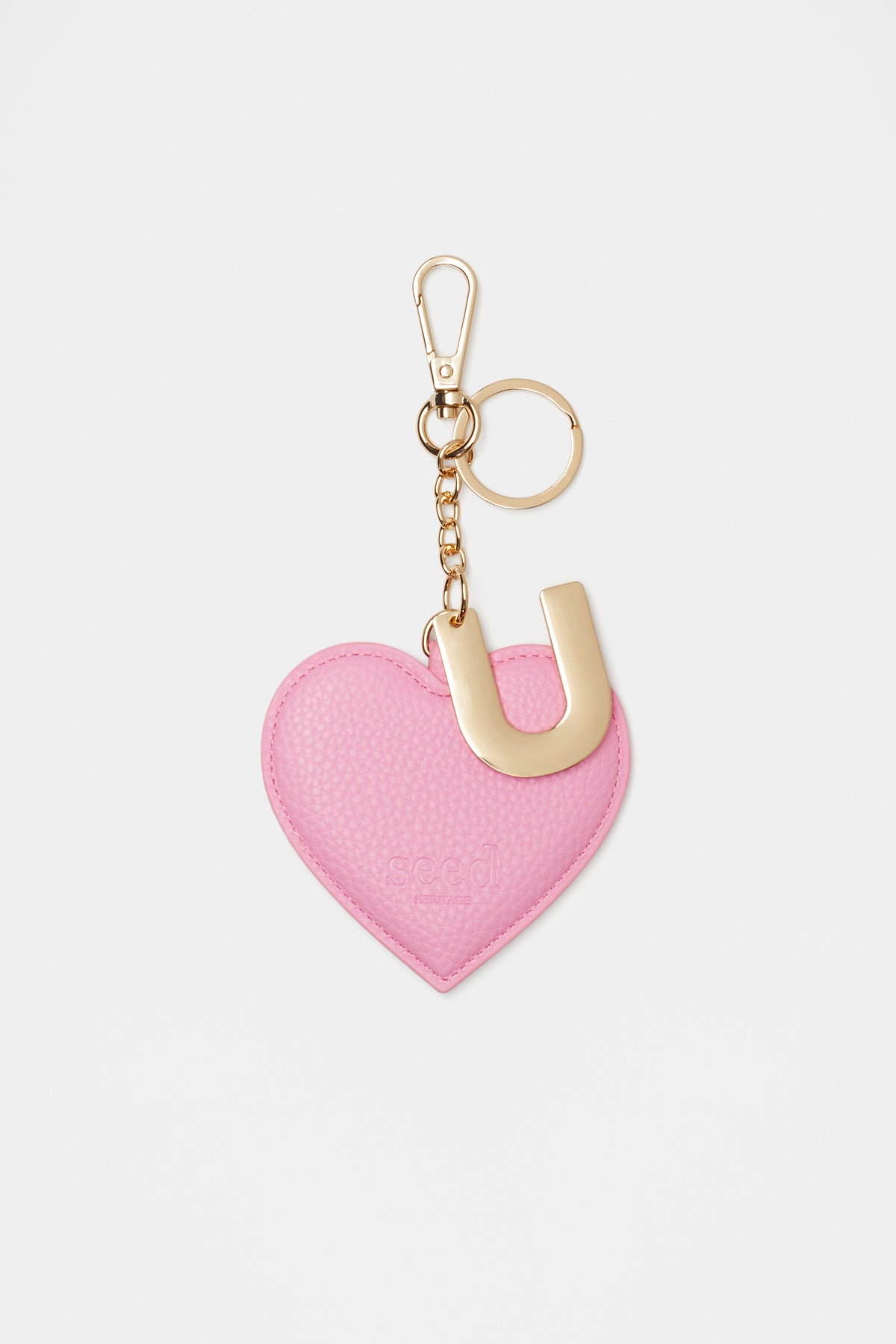 Heart Initial Keyring