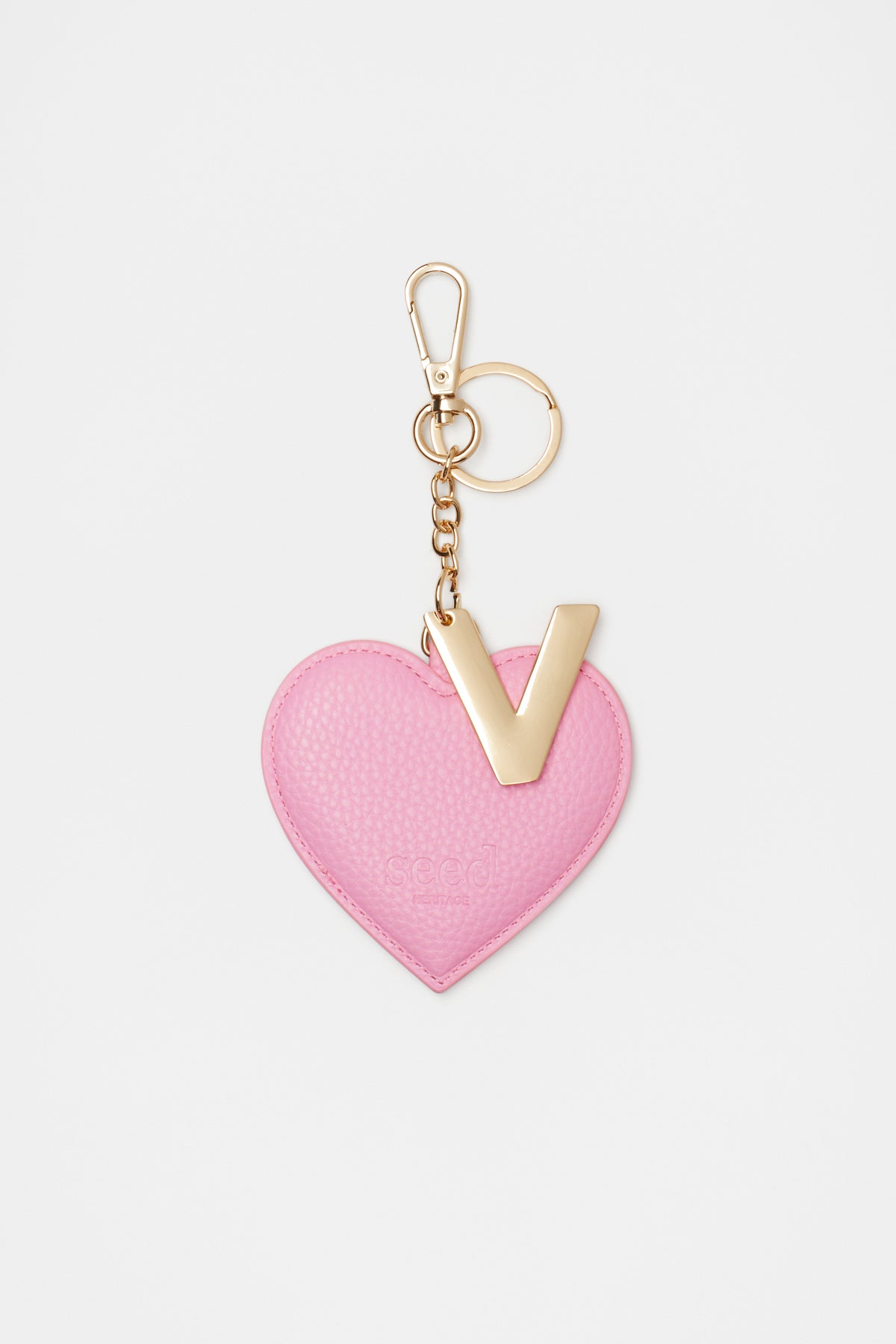 Heart Initial Keyring
