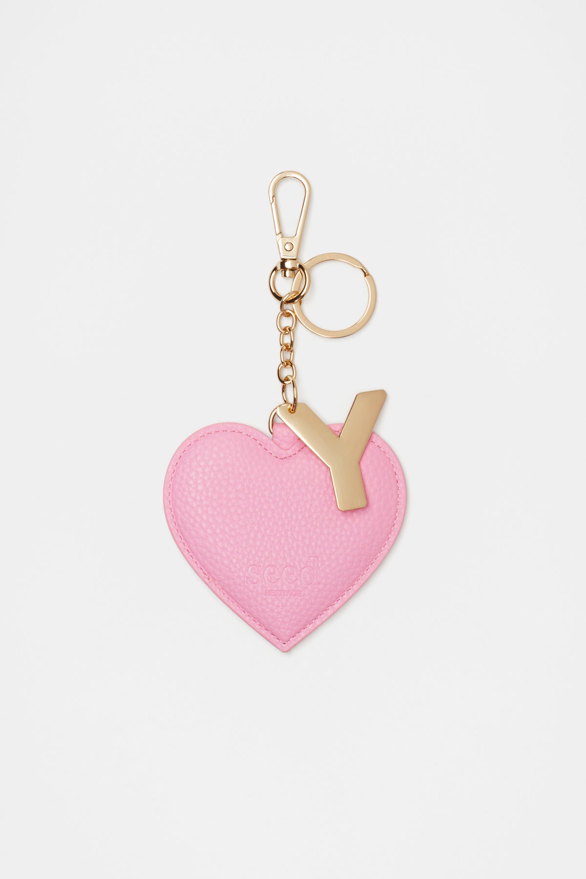 Heart Initial Keyring