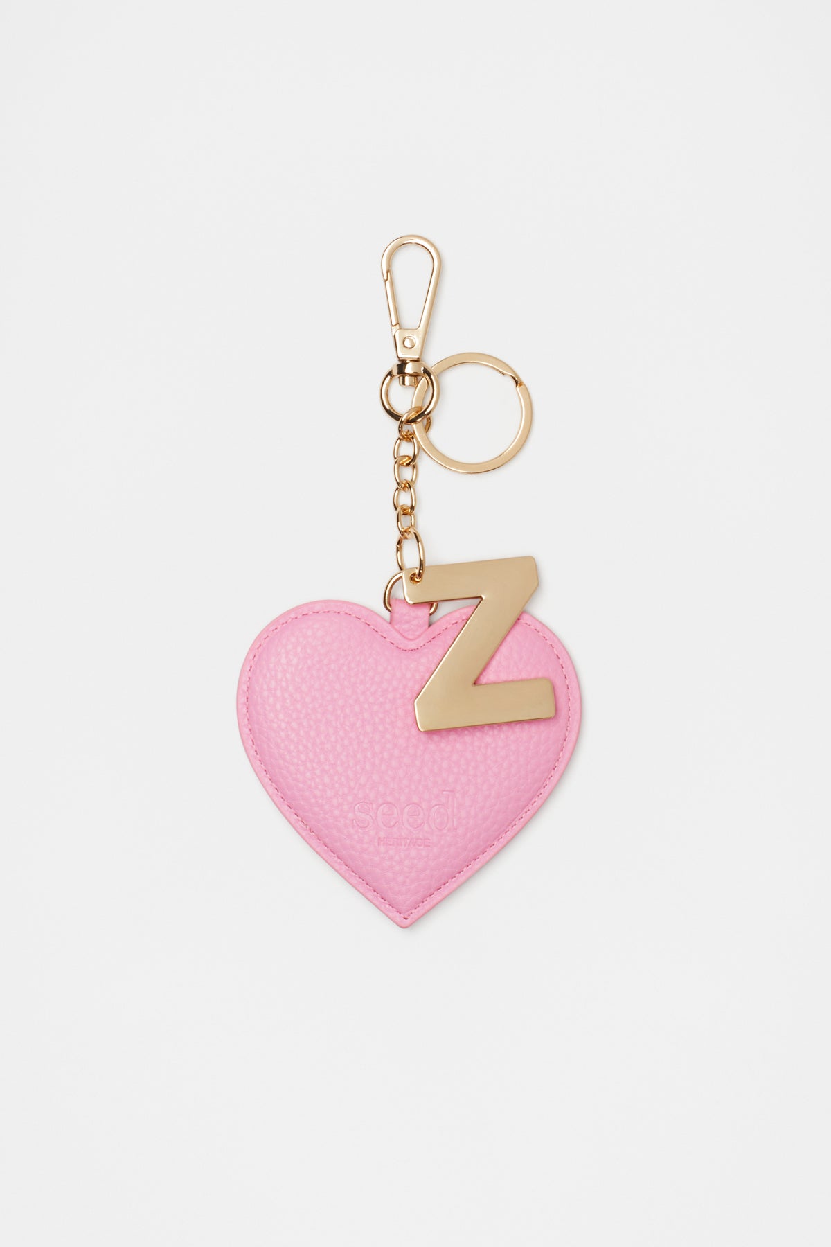 Heart Initial Keyring