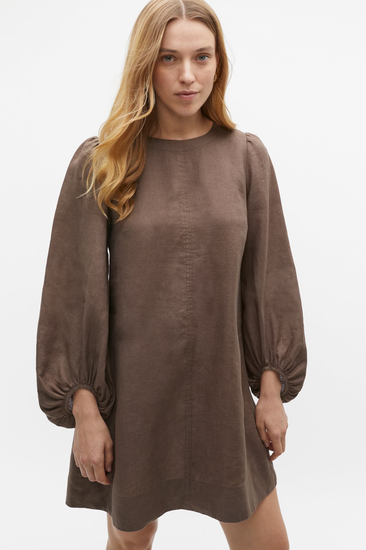 Core Linen Mini Dress