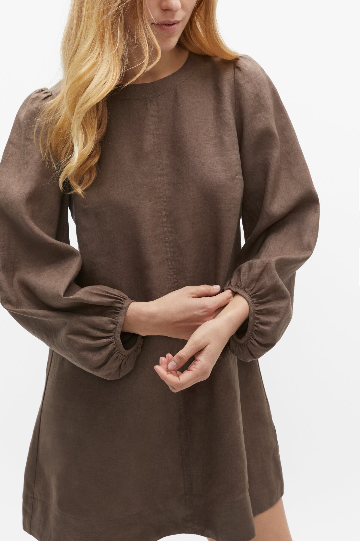 Core Linen Mini Dress