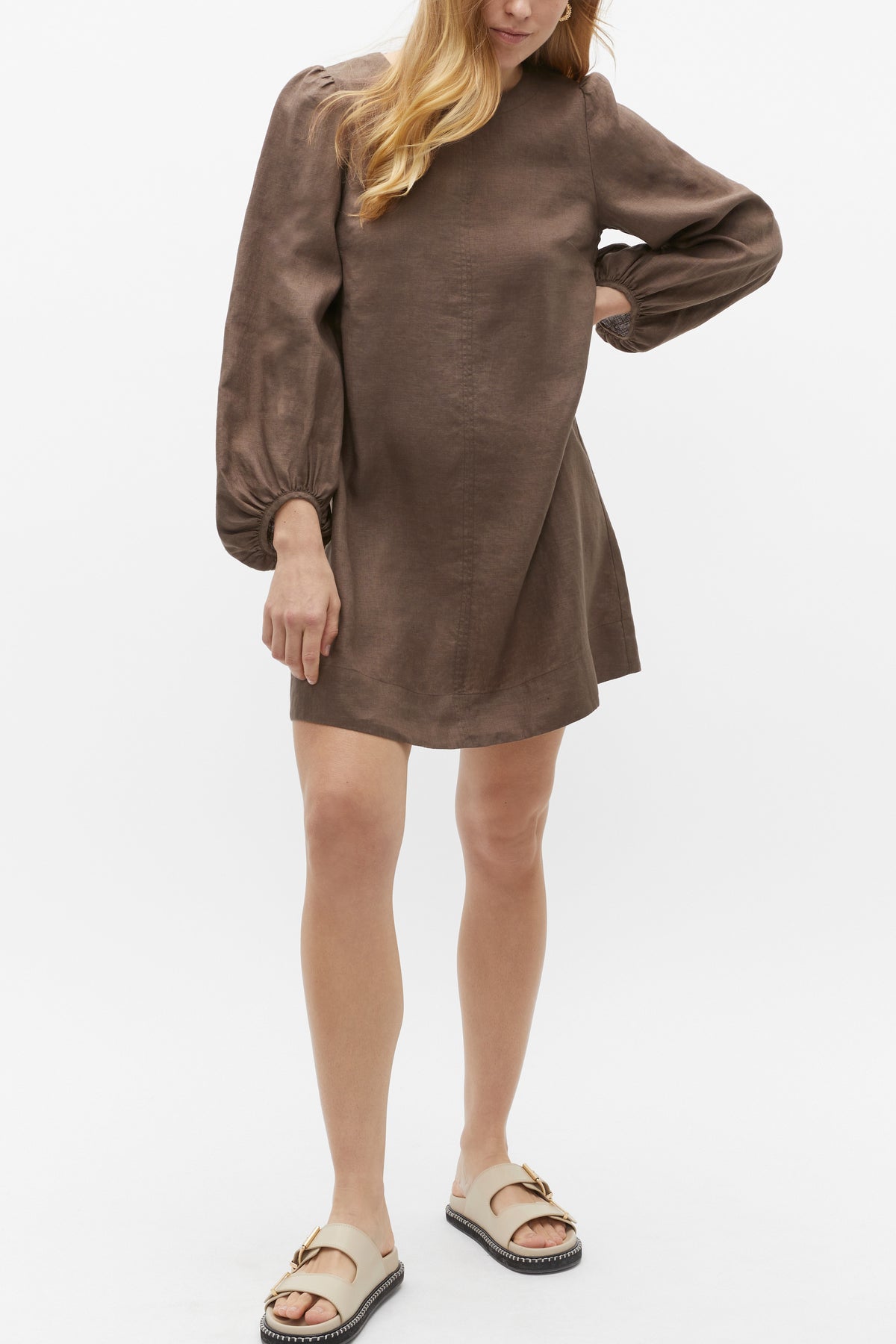 Core Linen Mini Dress