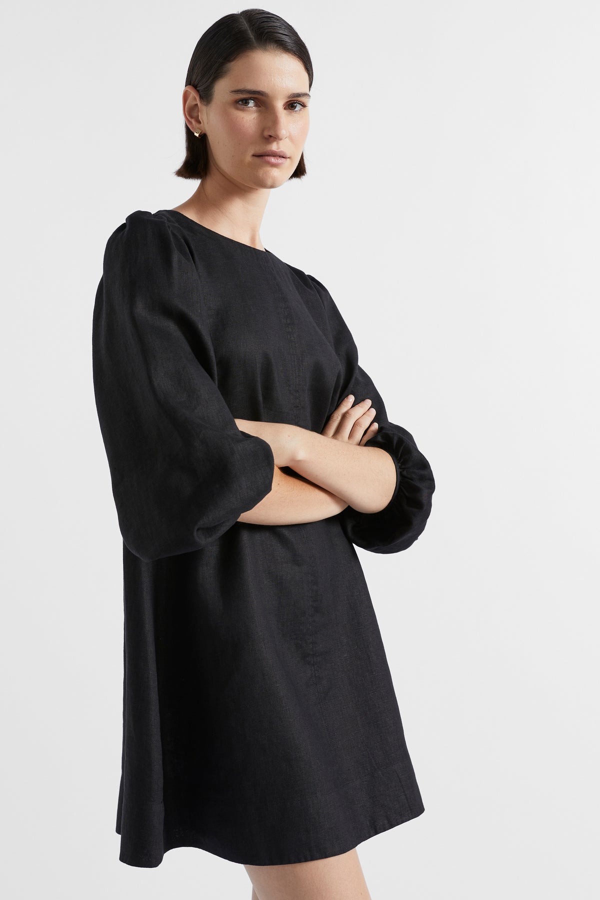Core Linen Mini Dress