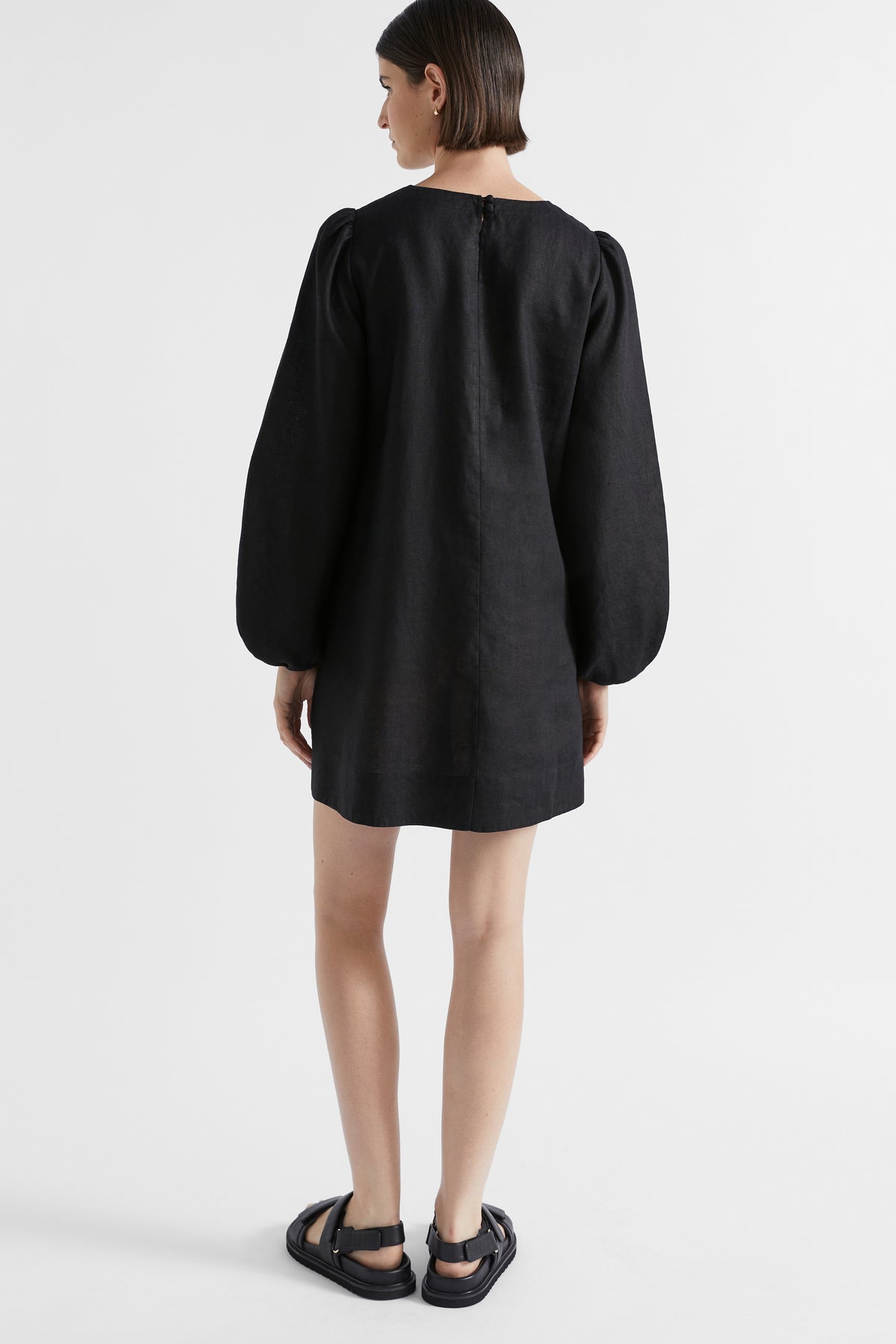 Core Linen Mini Dress