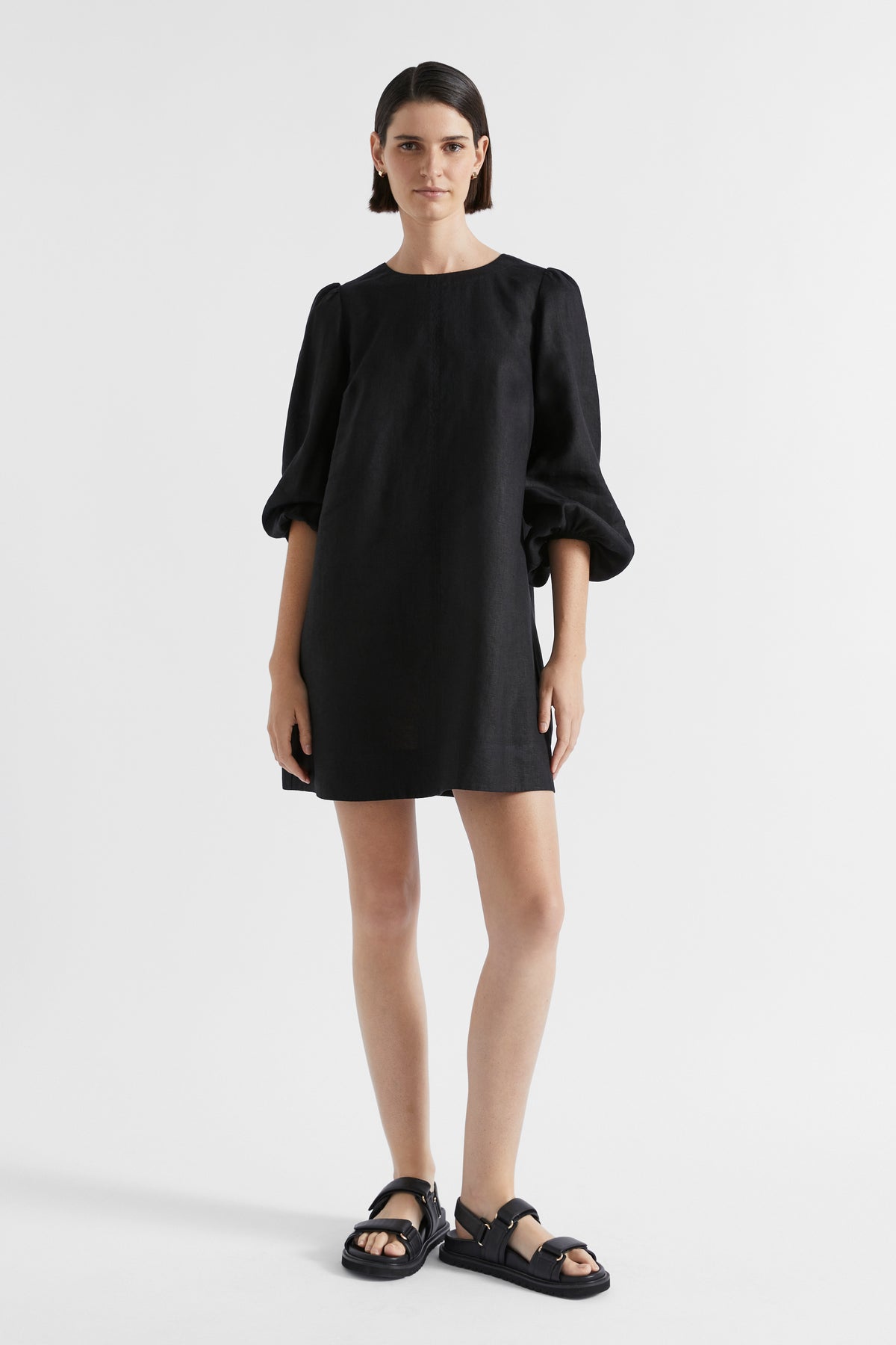 Core Linen Mini Dress