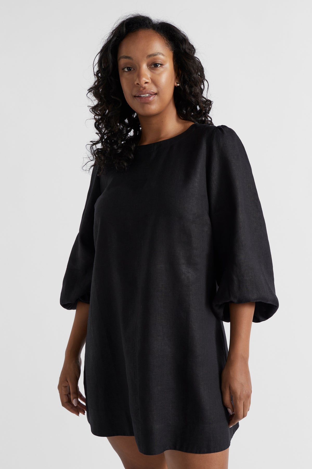 Core Linen Mini Dress