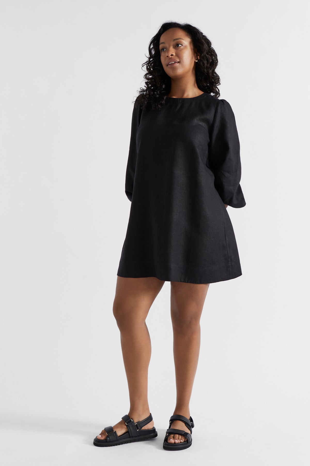Core Linen Mini Dress