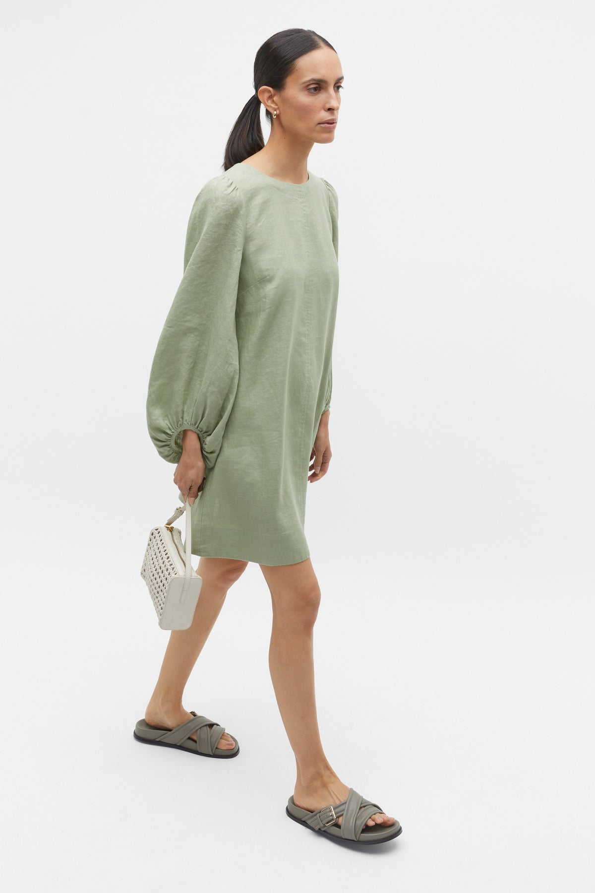 Core Linen Mini Dress
