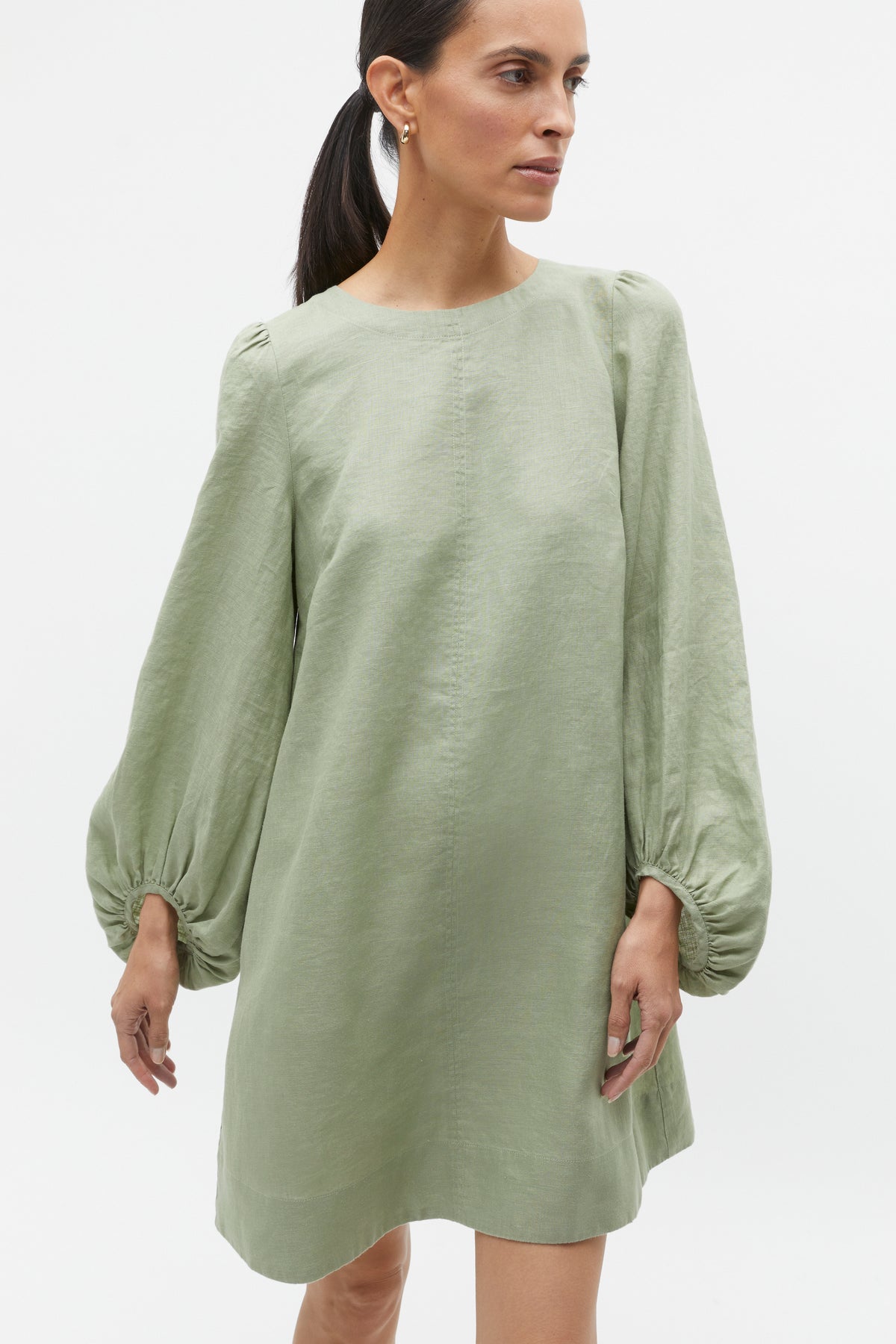 Core Linen Mini Dress