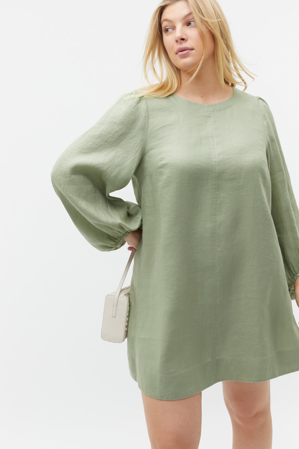 Core Linen Mini Dress