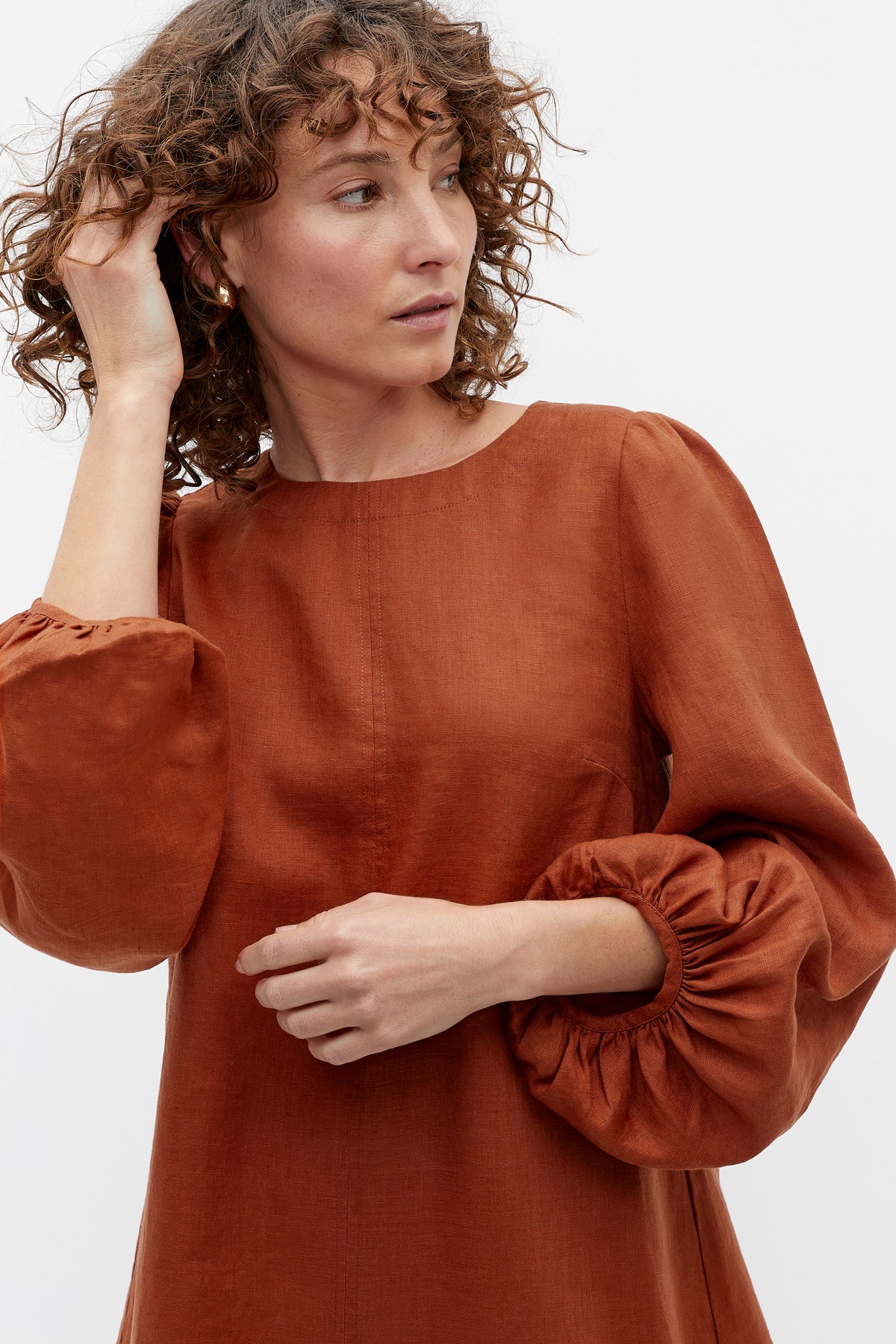 Core Linen Mini Dress
