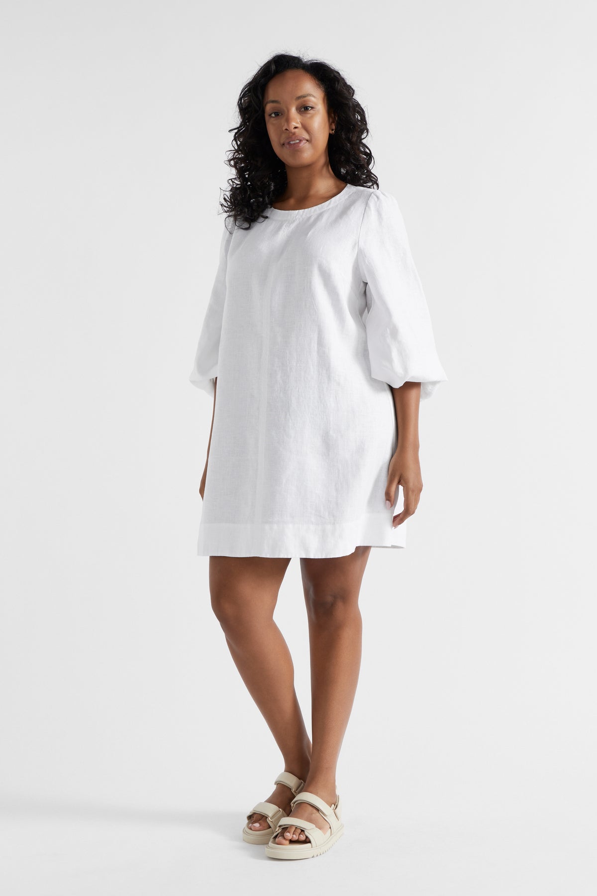 Core Linen Mini Dress