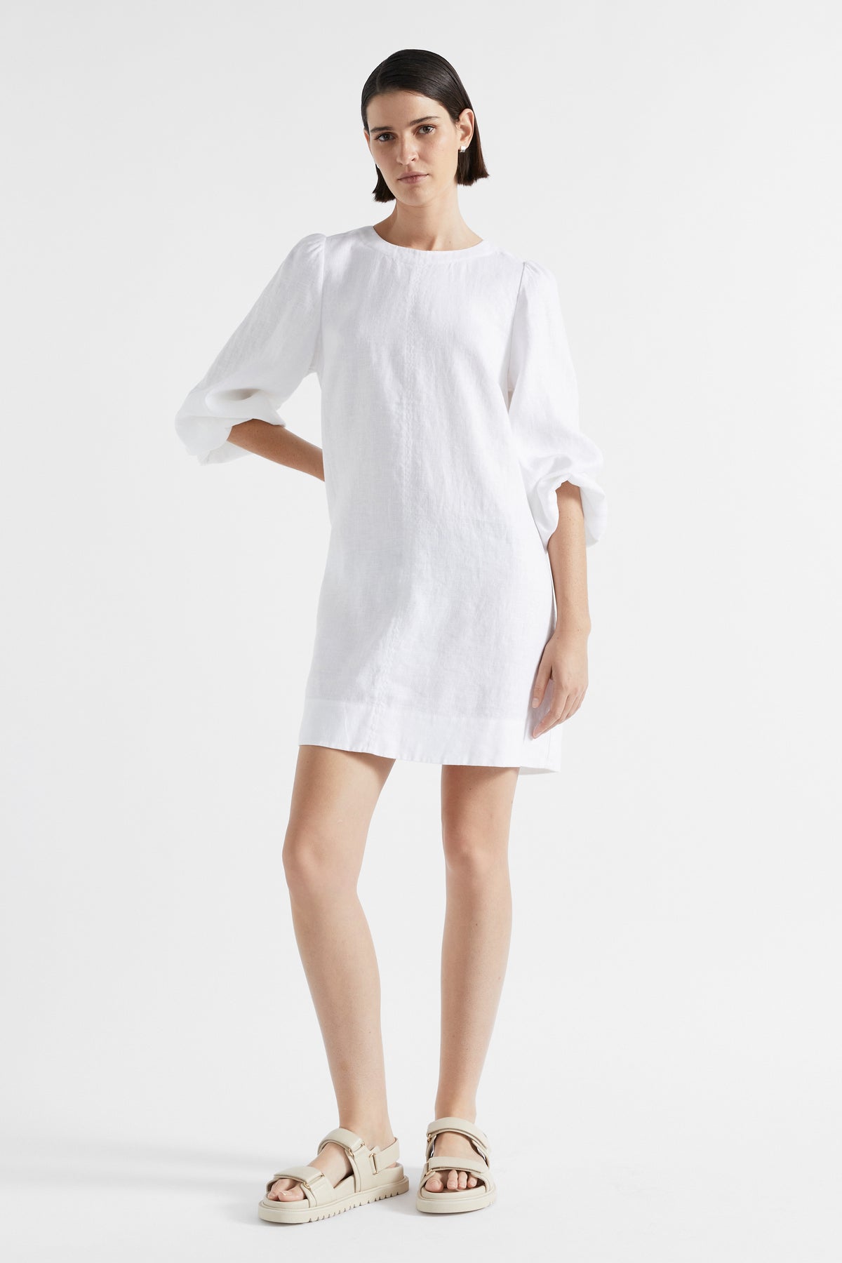 Core Linen Mini Dress