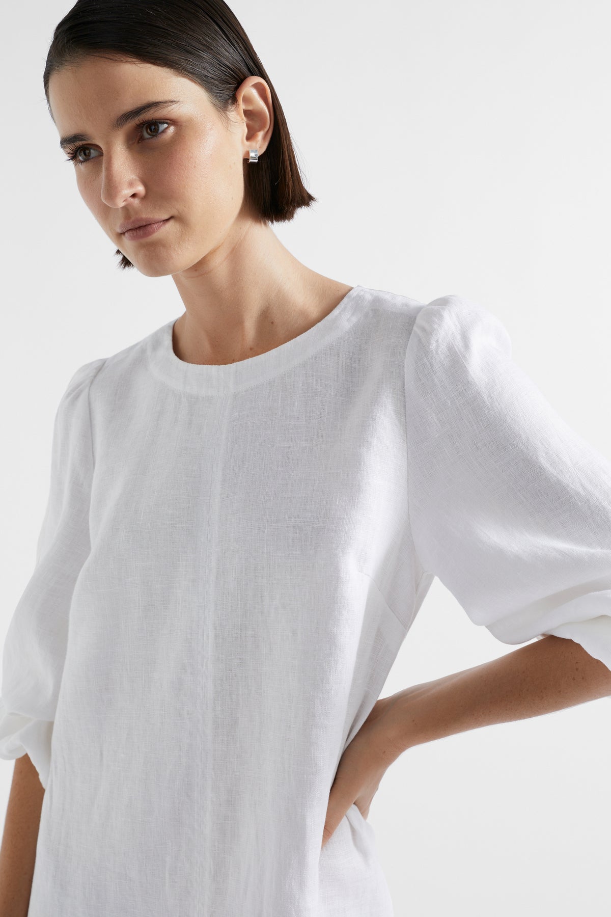Core Linen Mini Dress