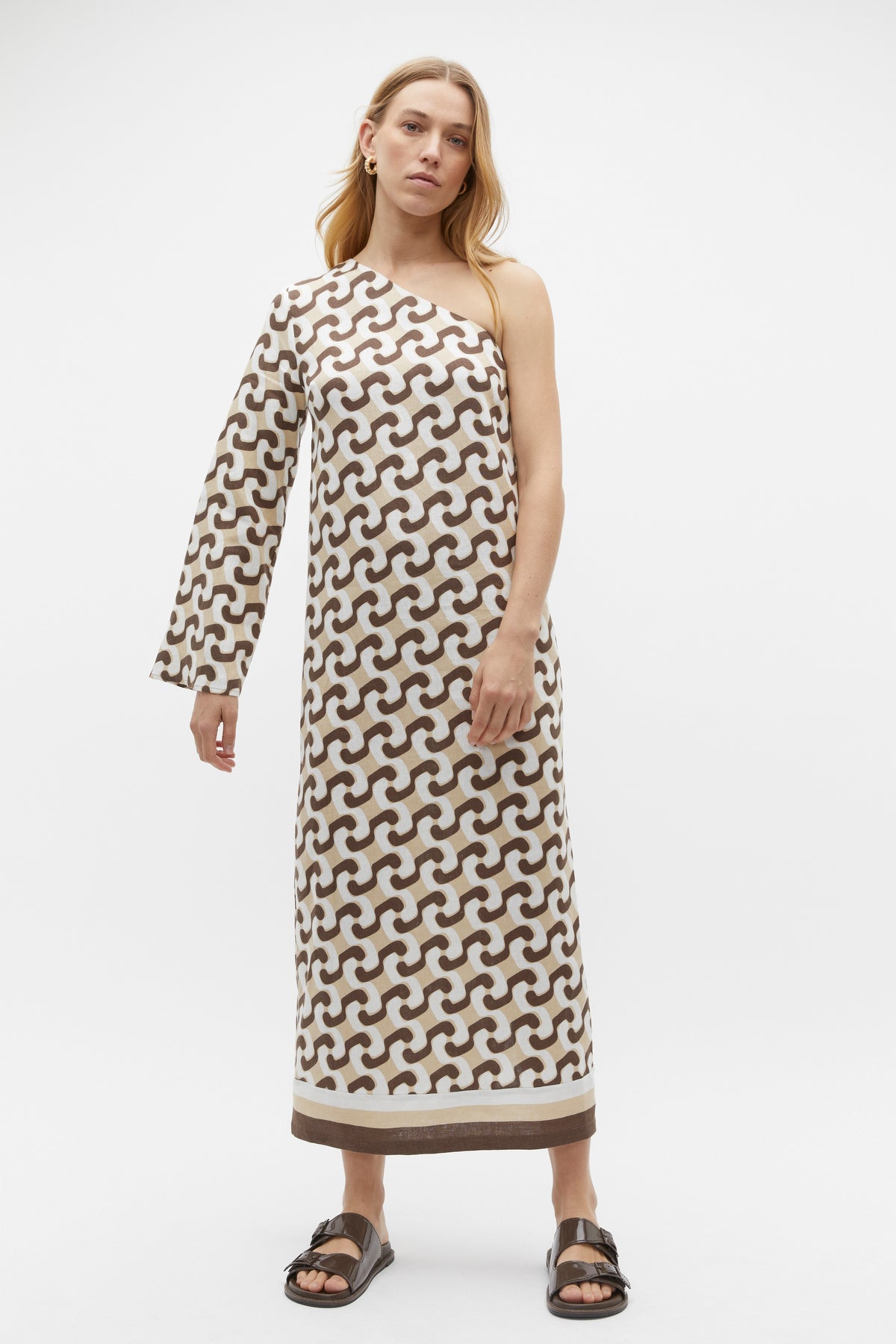 Chain Geo Maxi Dress