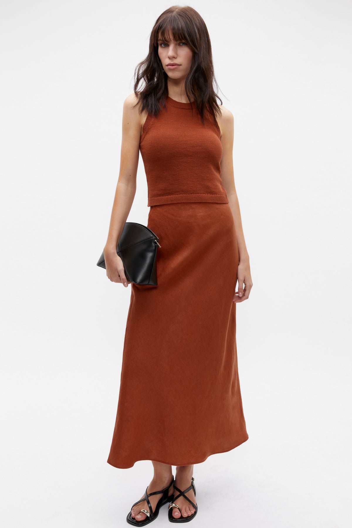 Core Linen Skirt