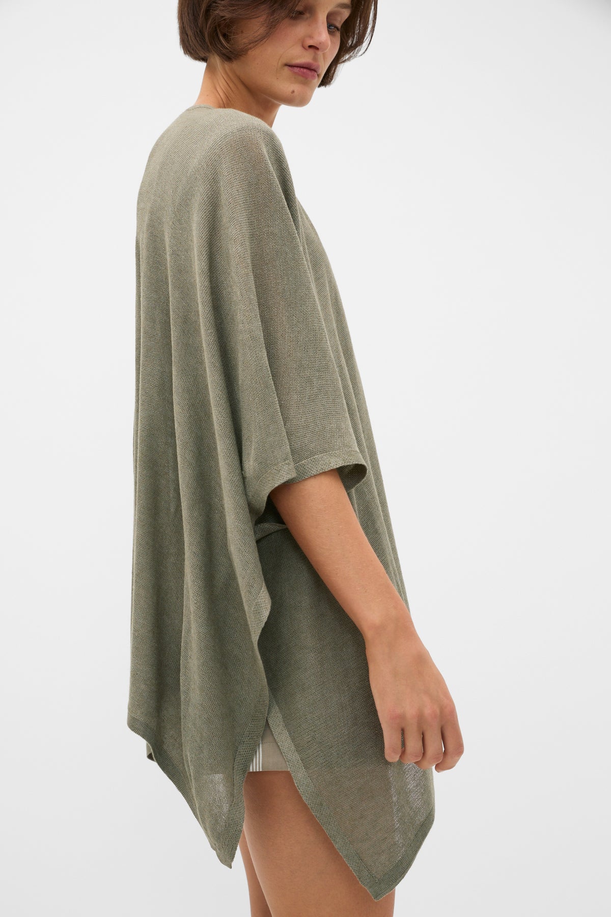 Fine Knit Poncho