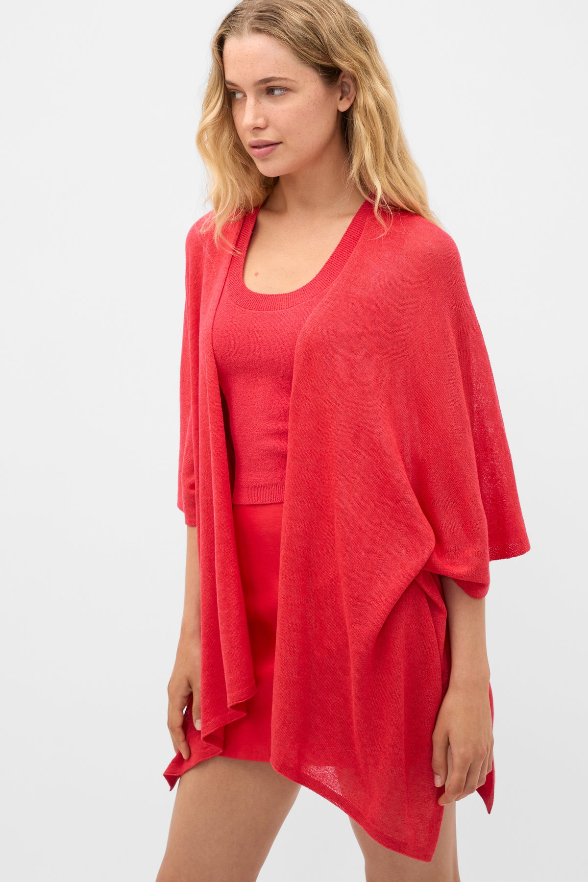 Fine Knit Poncho