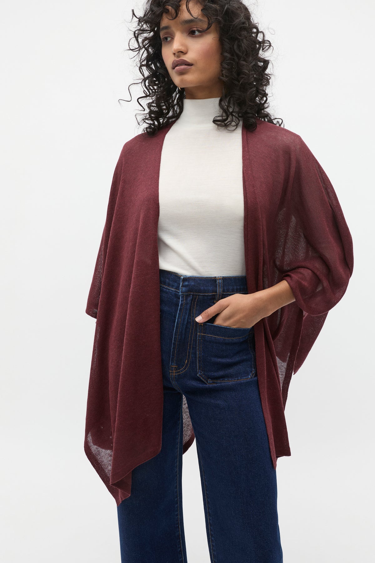 Fine Knit Poncho