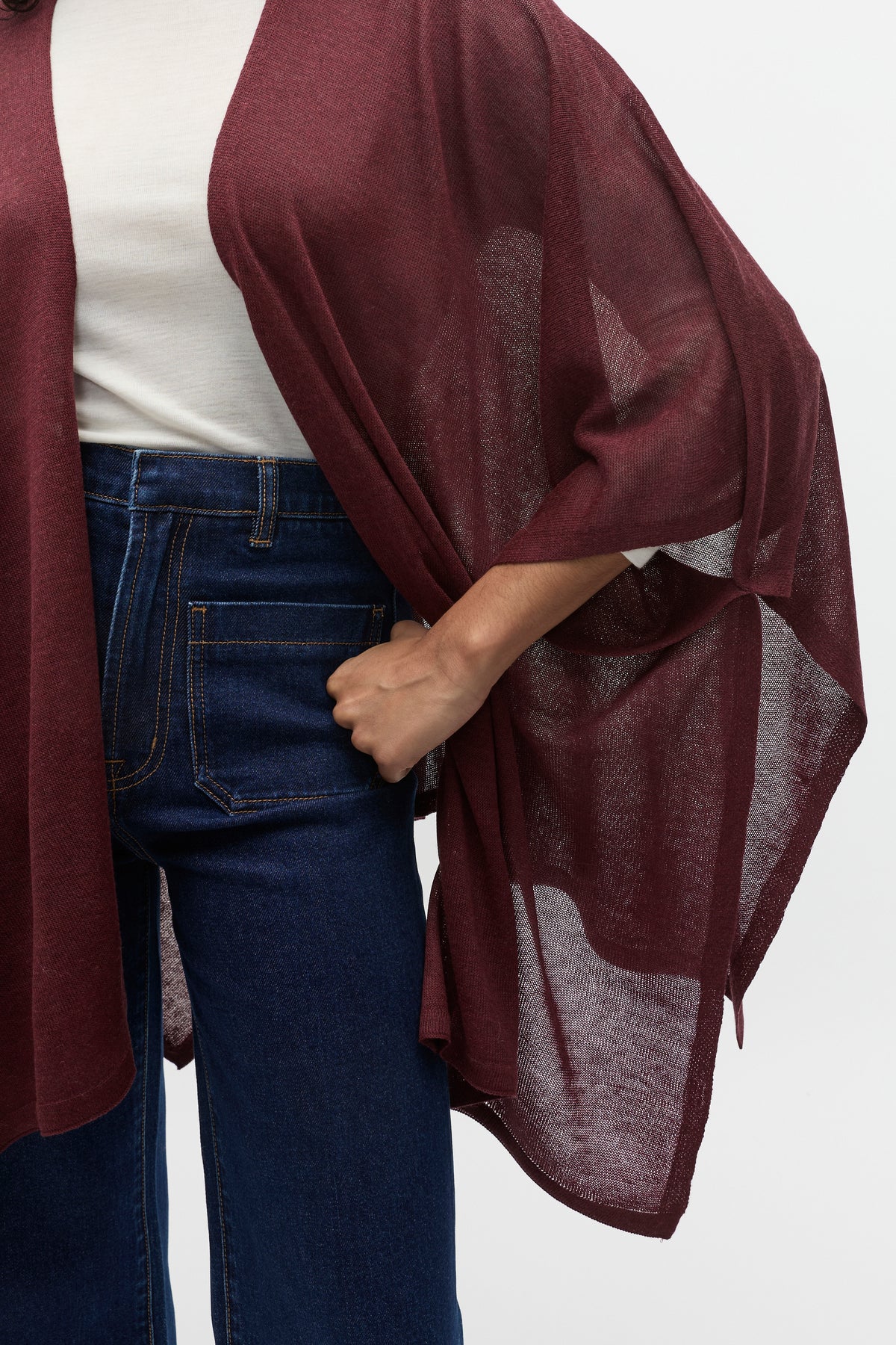 Fine Knit Poncho