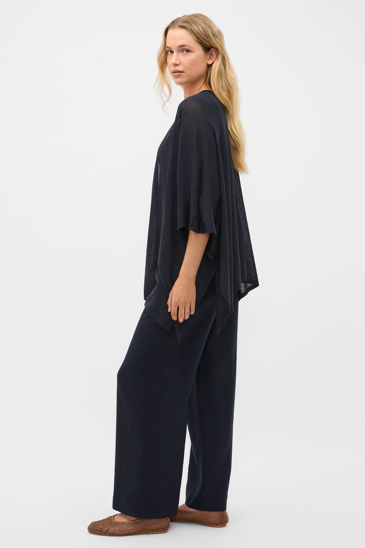 Fine Knit Poncho