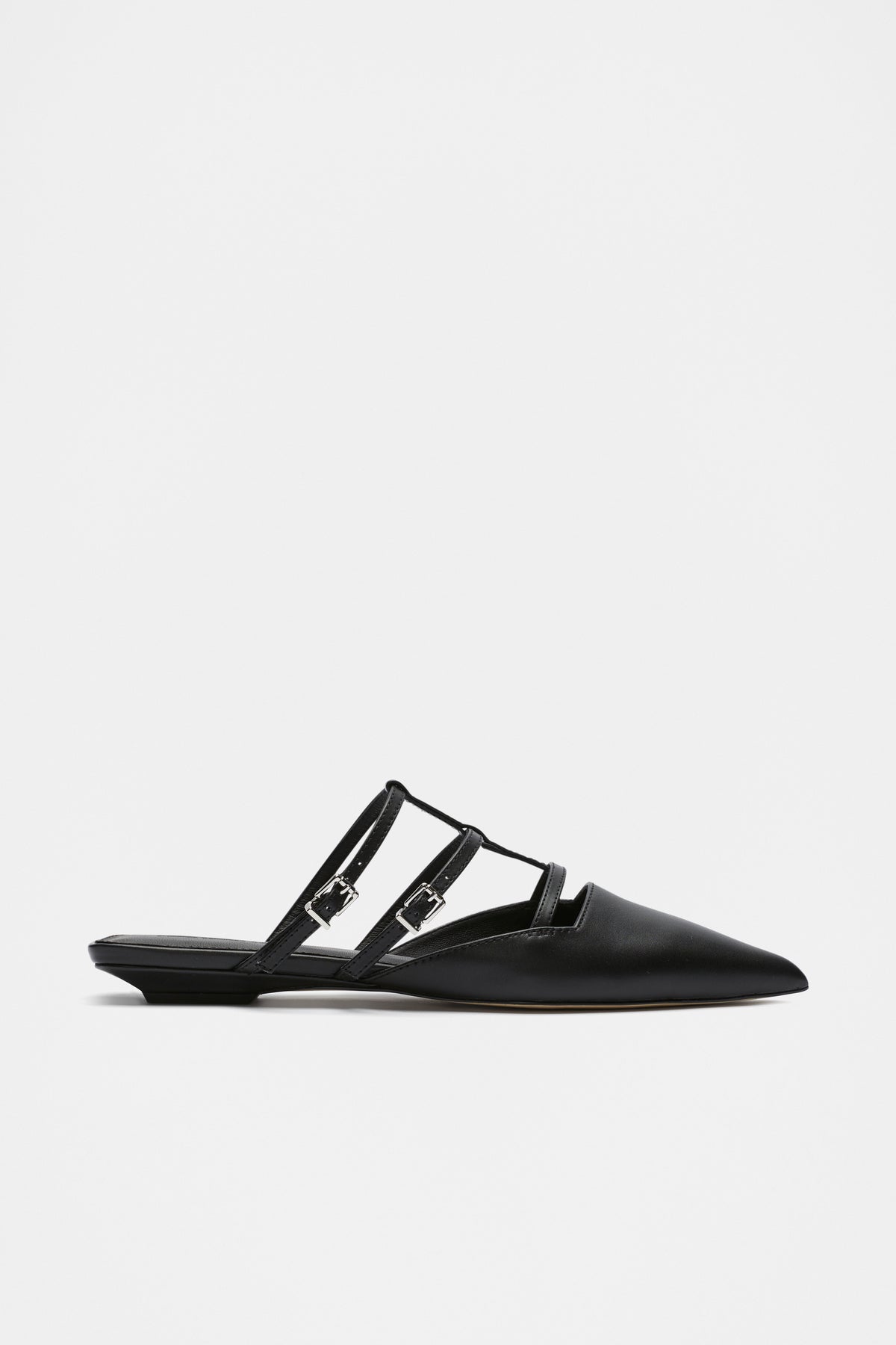 Kara Caged Pointed Flat