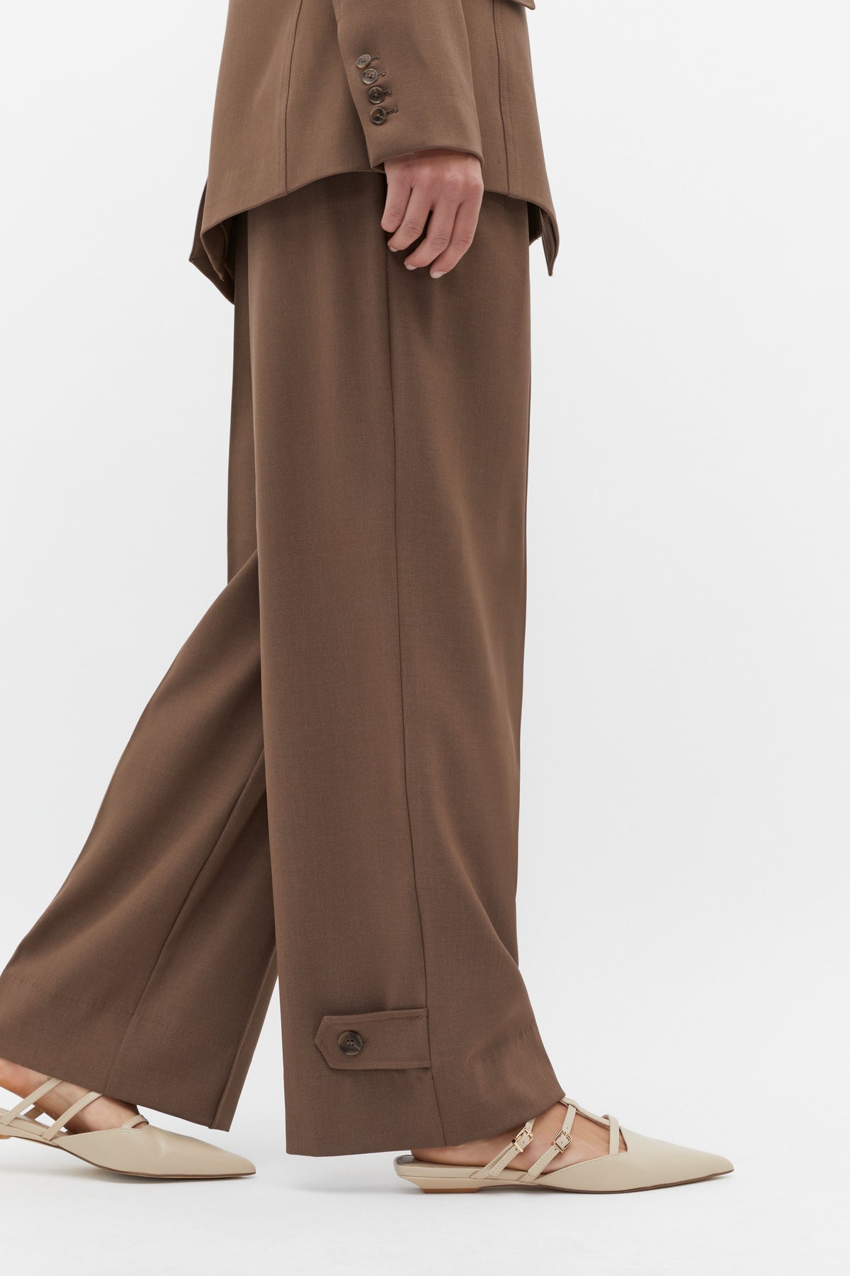 Kara Caged Pointed Flat