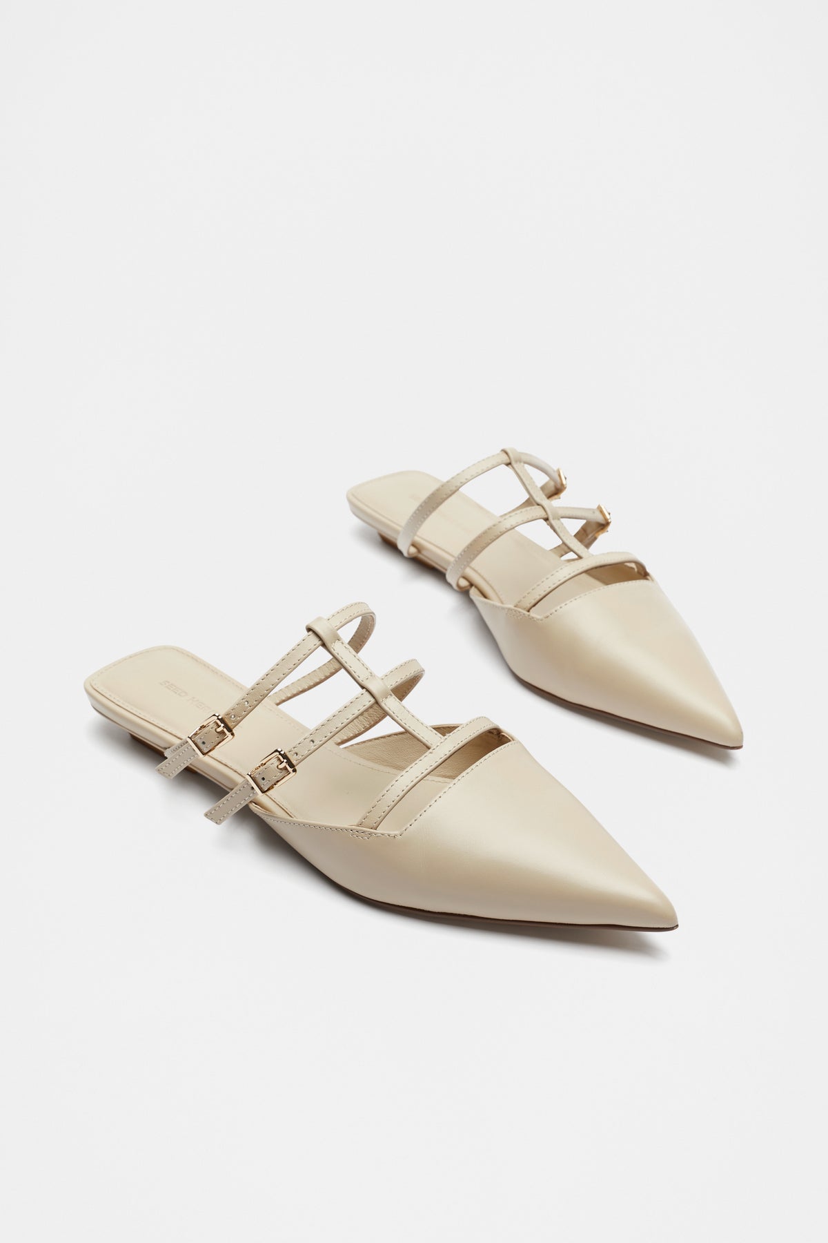 Kara Caged Pointed Flat