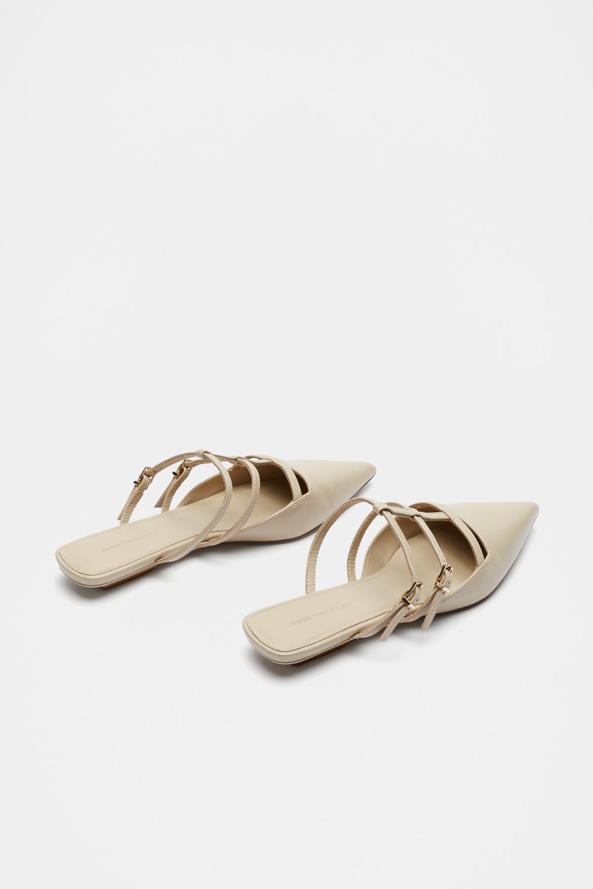 Kara Caged Pointed Flat