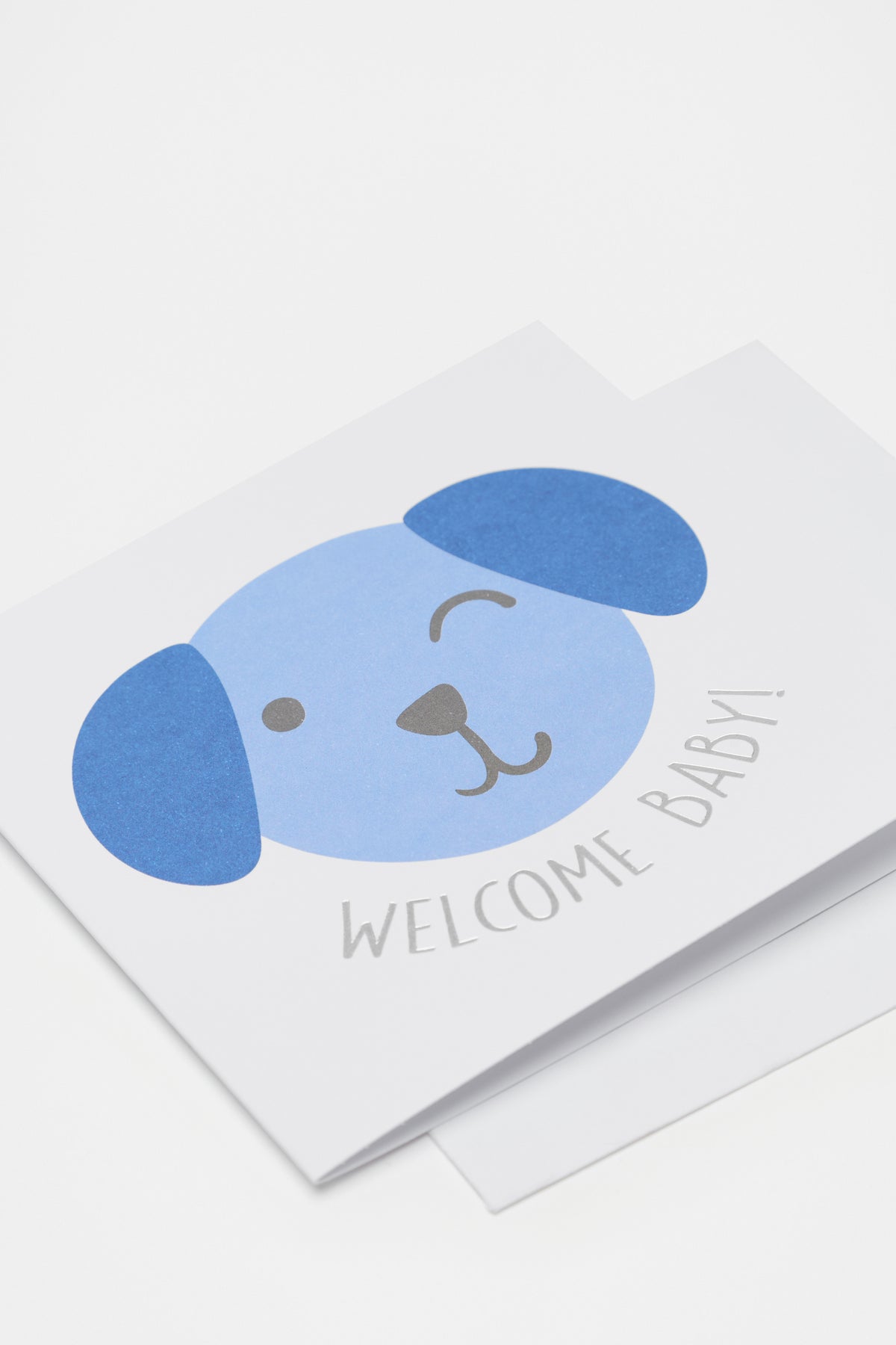 Large Welcome Baby Dog Card