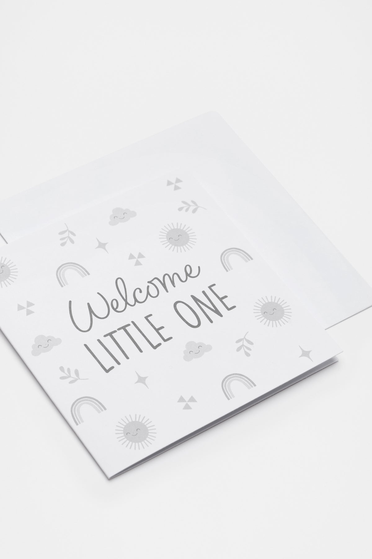 Large Welcome Little One Card