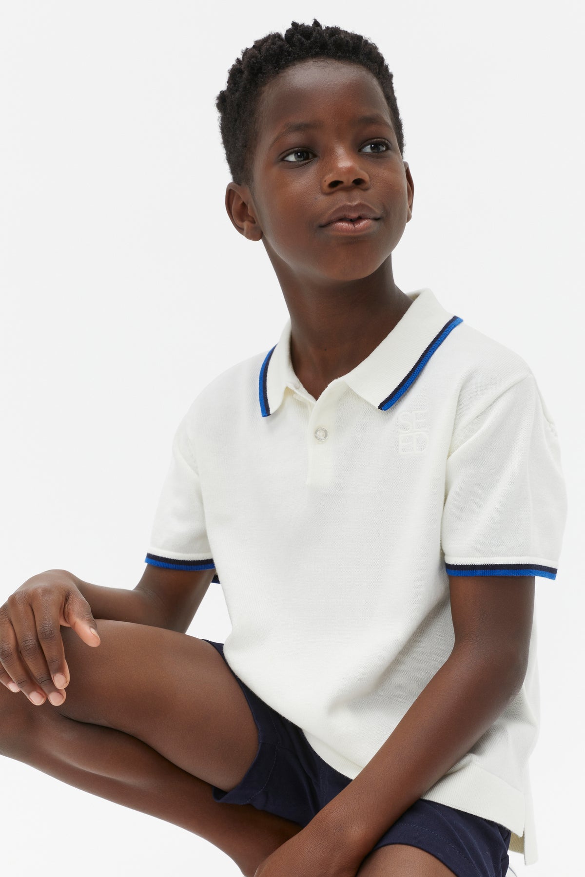 Knit Logo Polo